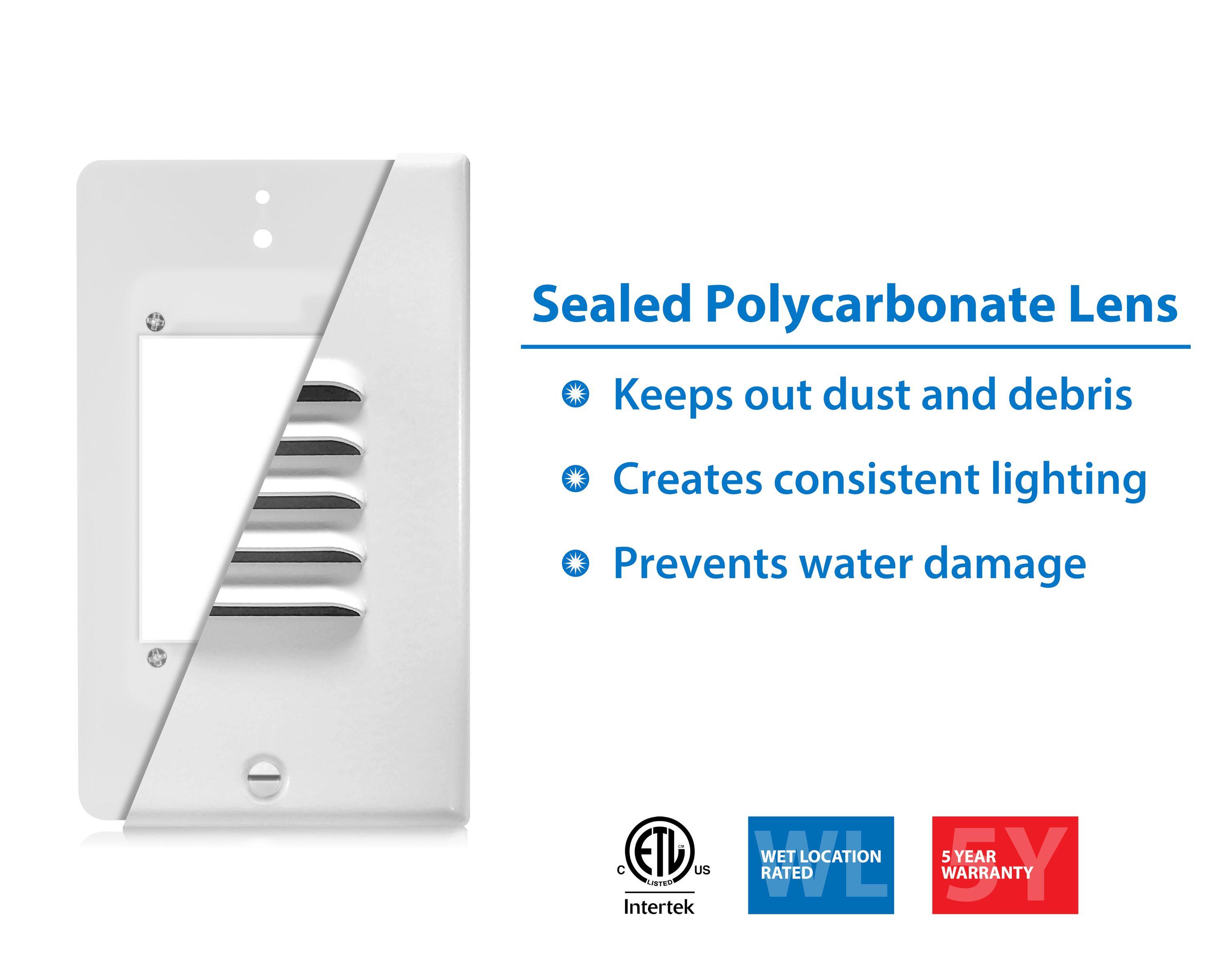 NICOR Lighting Integrated LED Step Light