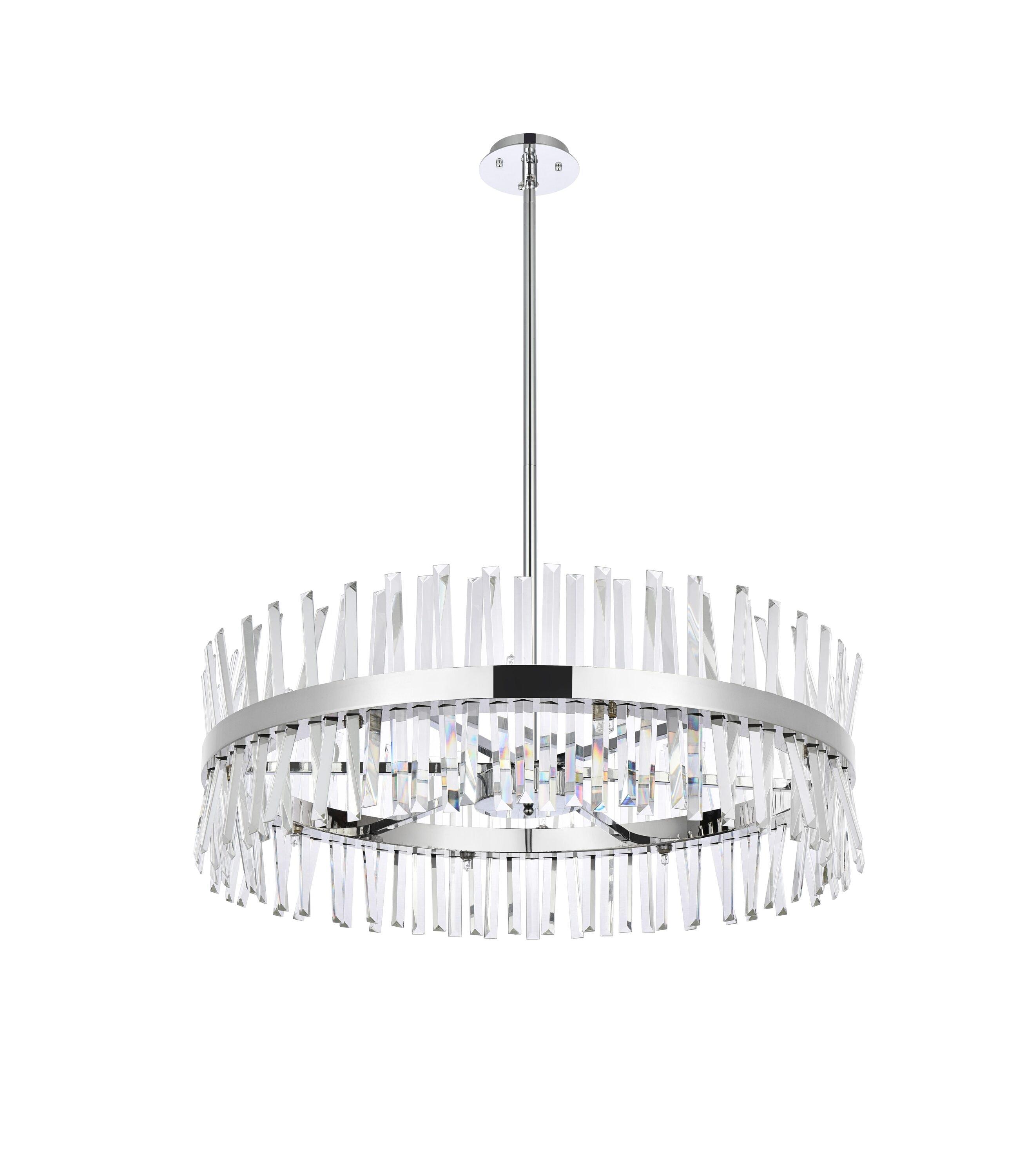 Elegant Lighting Serephina 16 - Light Chandelier in  Chrome