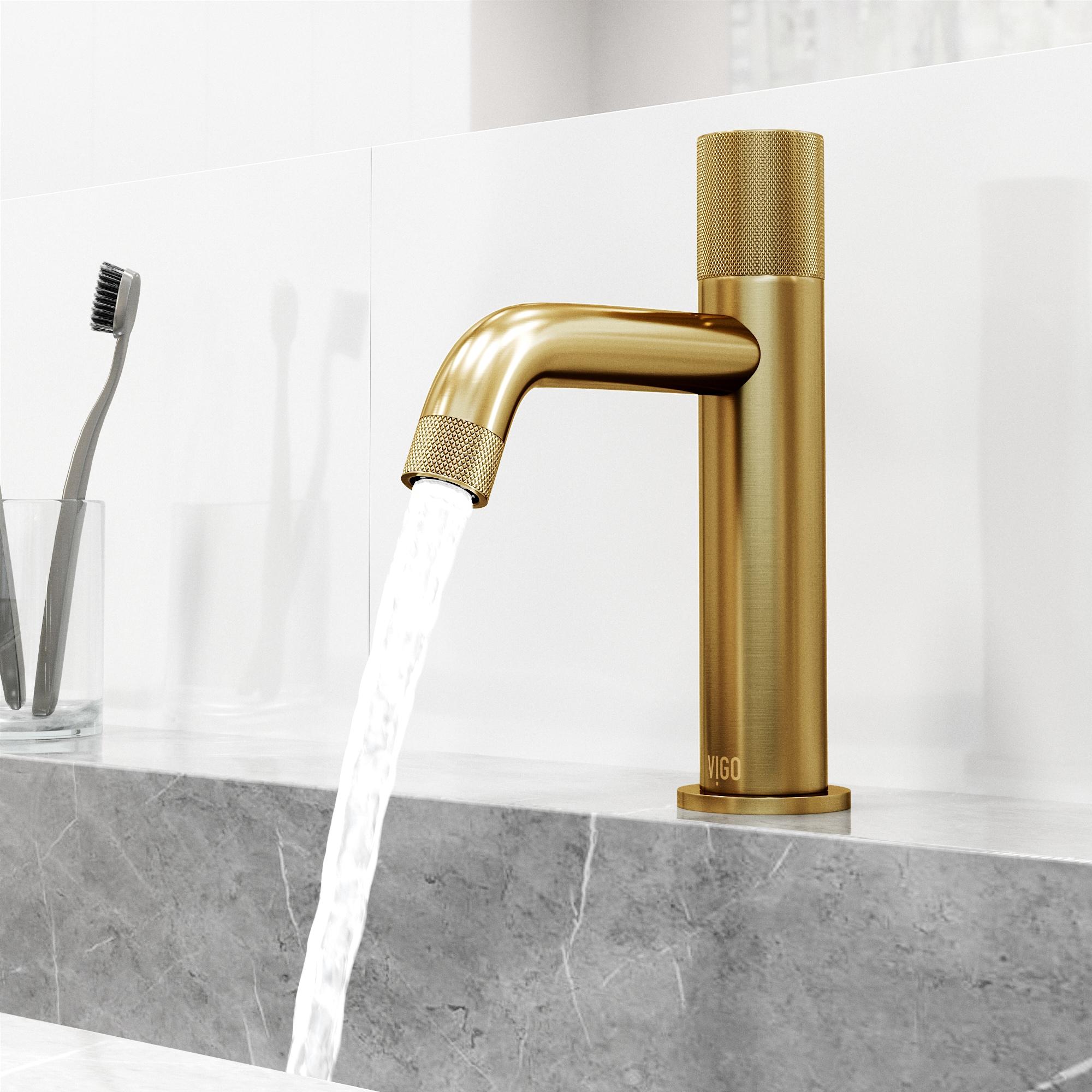 Apollo 8" H Single Handle Single Hole Bathroom Faucet