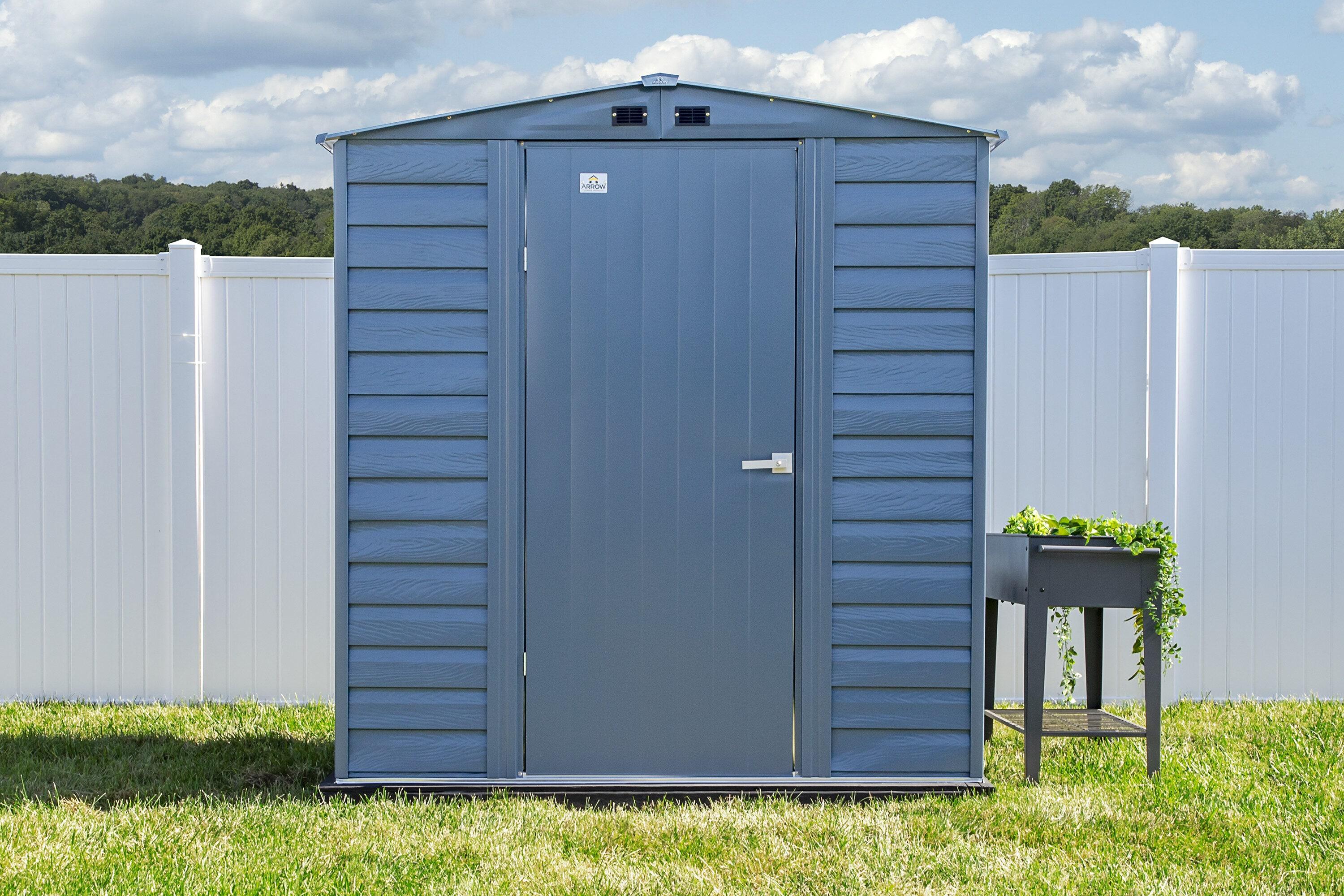 Arrow Select Steel Storage Shed, 6x5