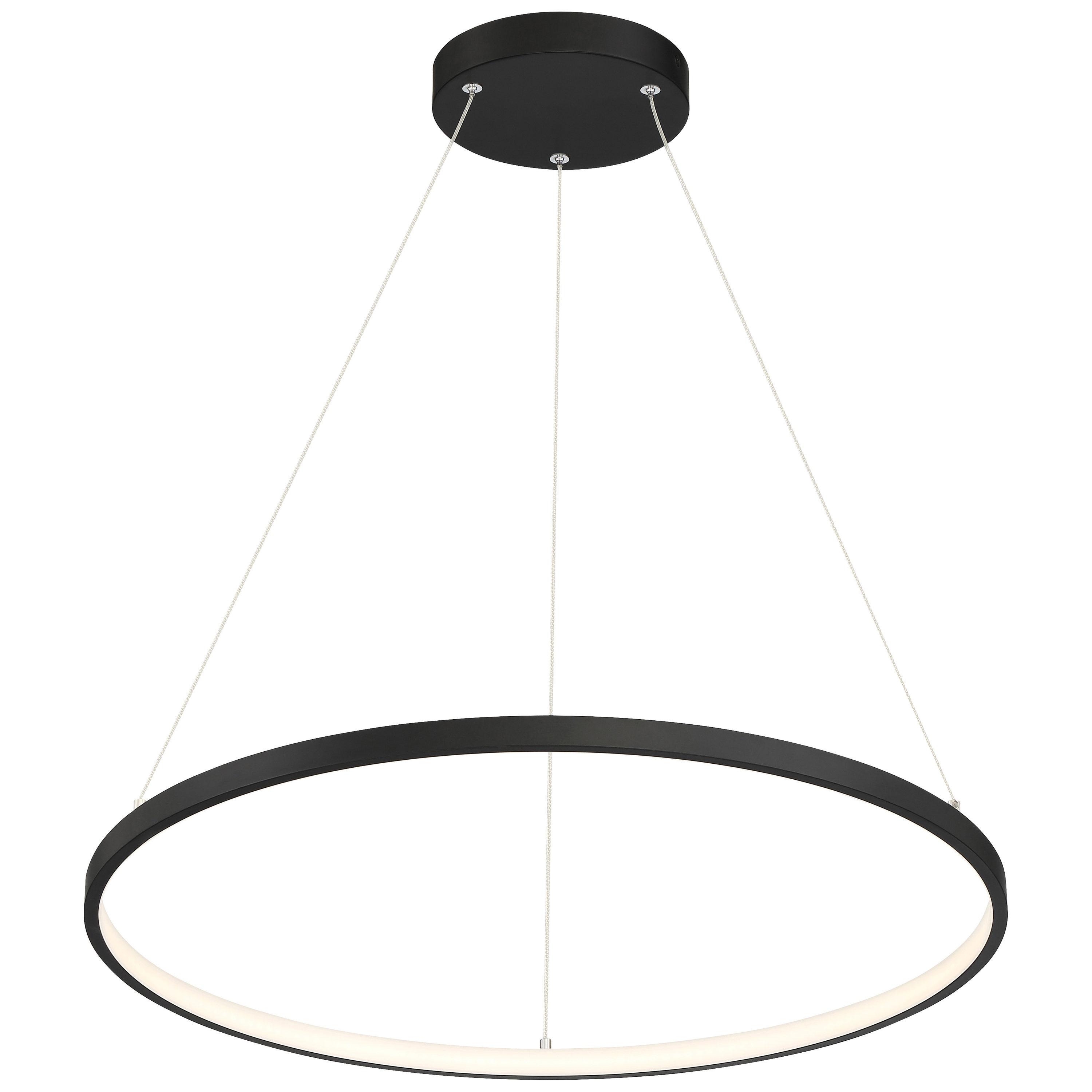 Access Lighting Anello 1 - Light Pendant in  Matte Black