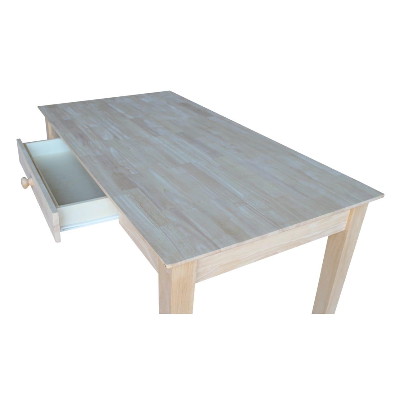 48" Writing Desk Unfinished - International Concepts