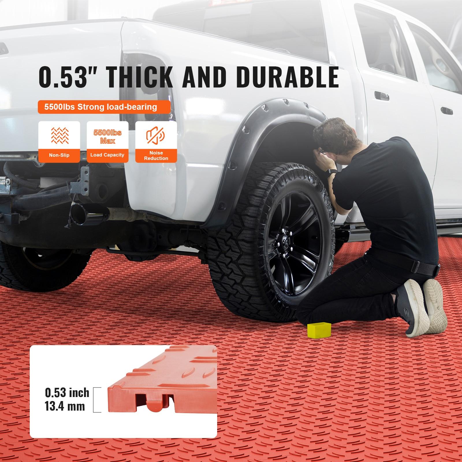 VEVOR VEVOR 12'' W x 12'' L Garage Flooring Tiles (Set of 25)