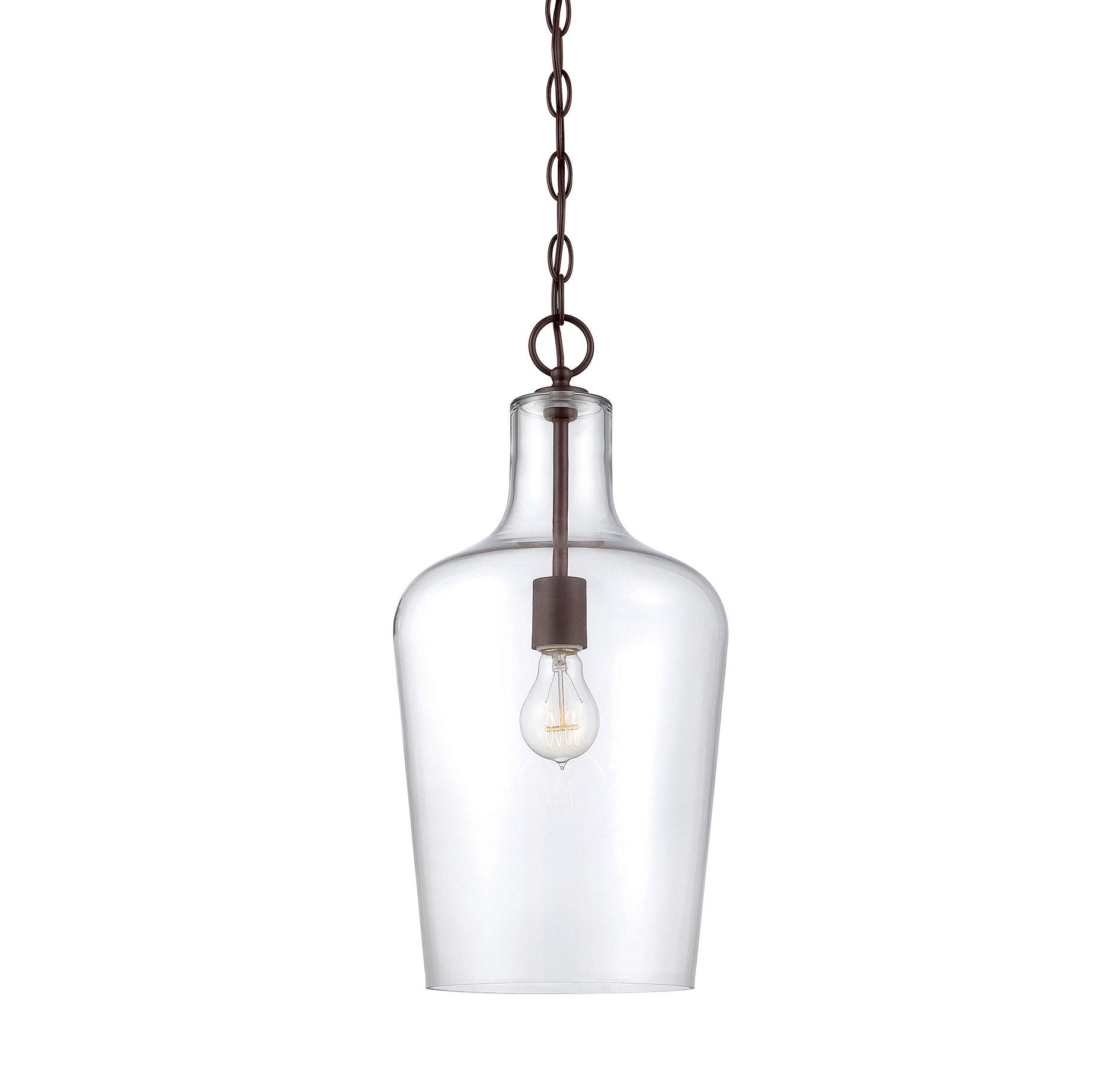 Savoy House Franklin 1 - Light Pendant in  English Bronze