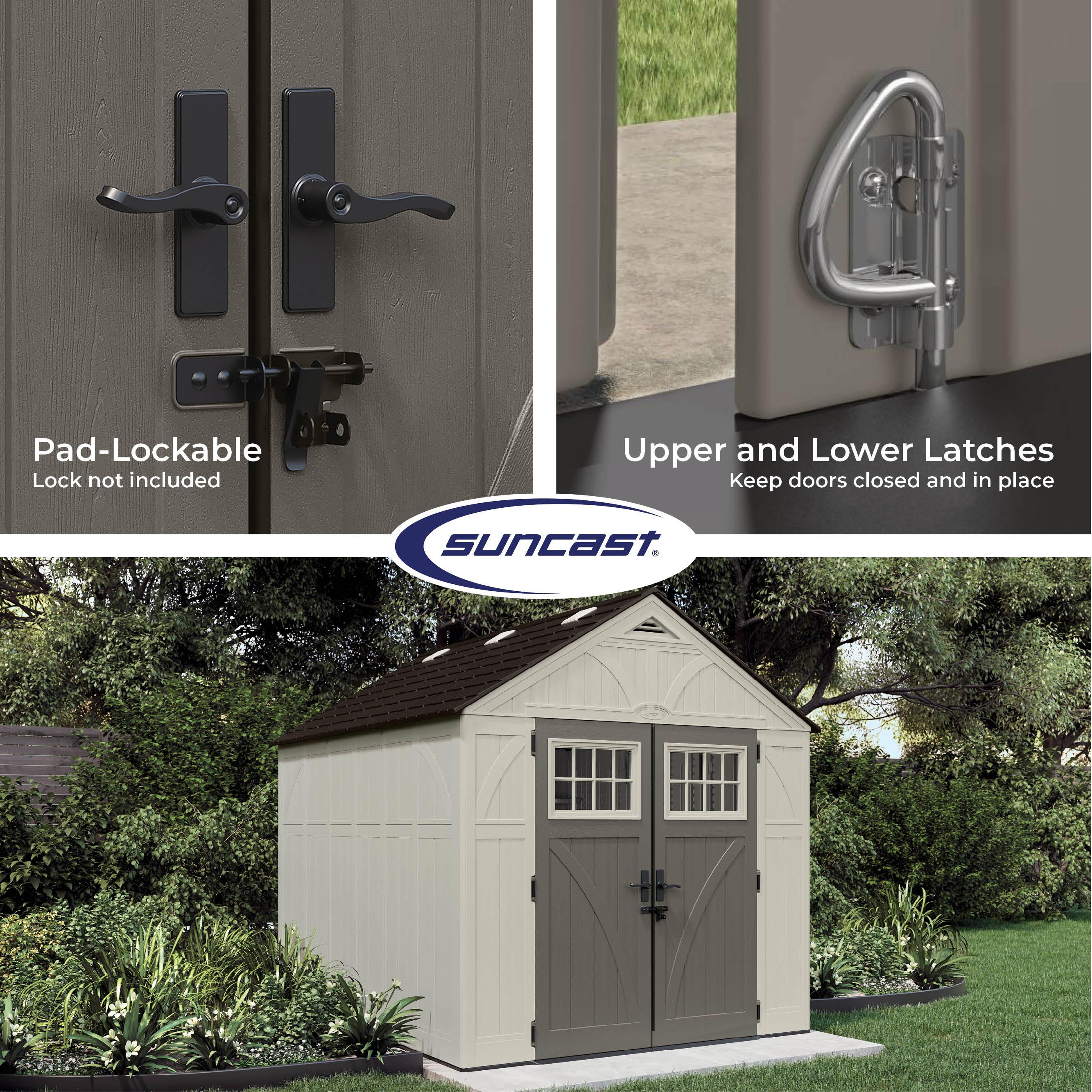 Suncast Suncast Outdoor Vanilla Resin Storage Shed