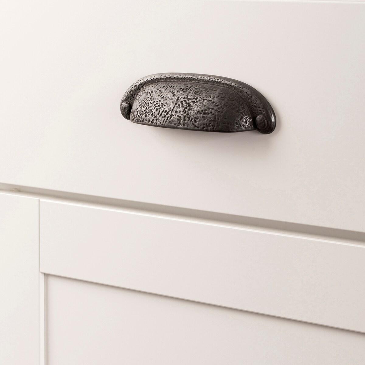 Refined Rustic Kitchen Cabinet Handles, Solid Core Drawer Pulls for Cabinet Doors, 3" & 3-3/4"(96mm)