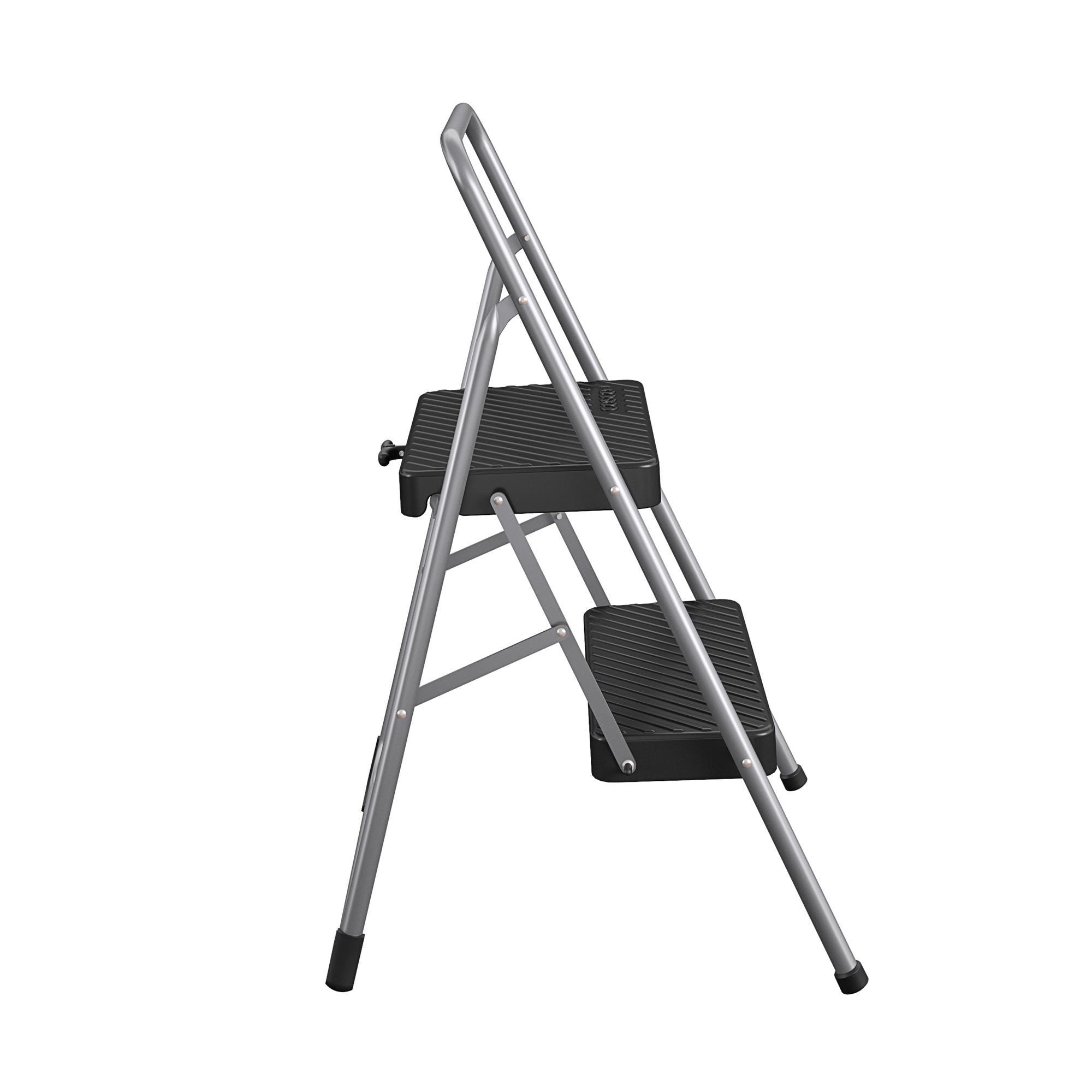 2-Step Steel Lightweight Folding Step Stool