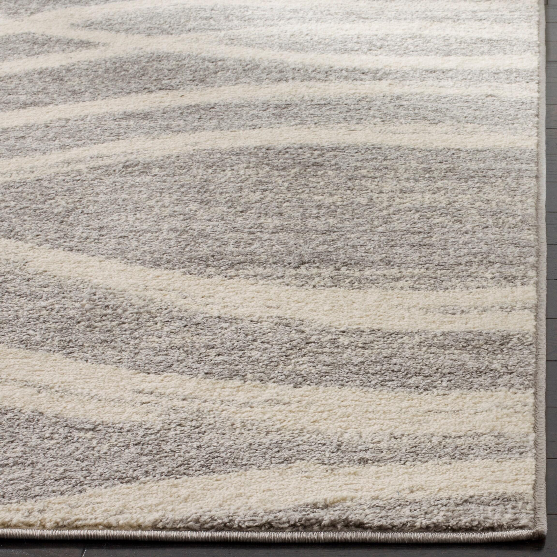 Adirondack ADR125 Machine Made Indoor Area Rug - Grey/Cream - 6'x9' - Safavieh
