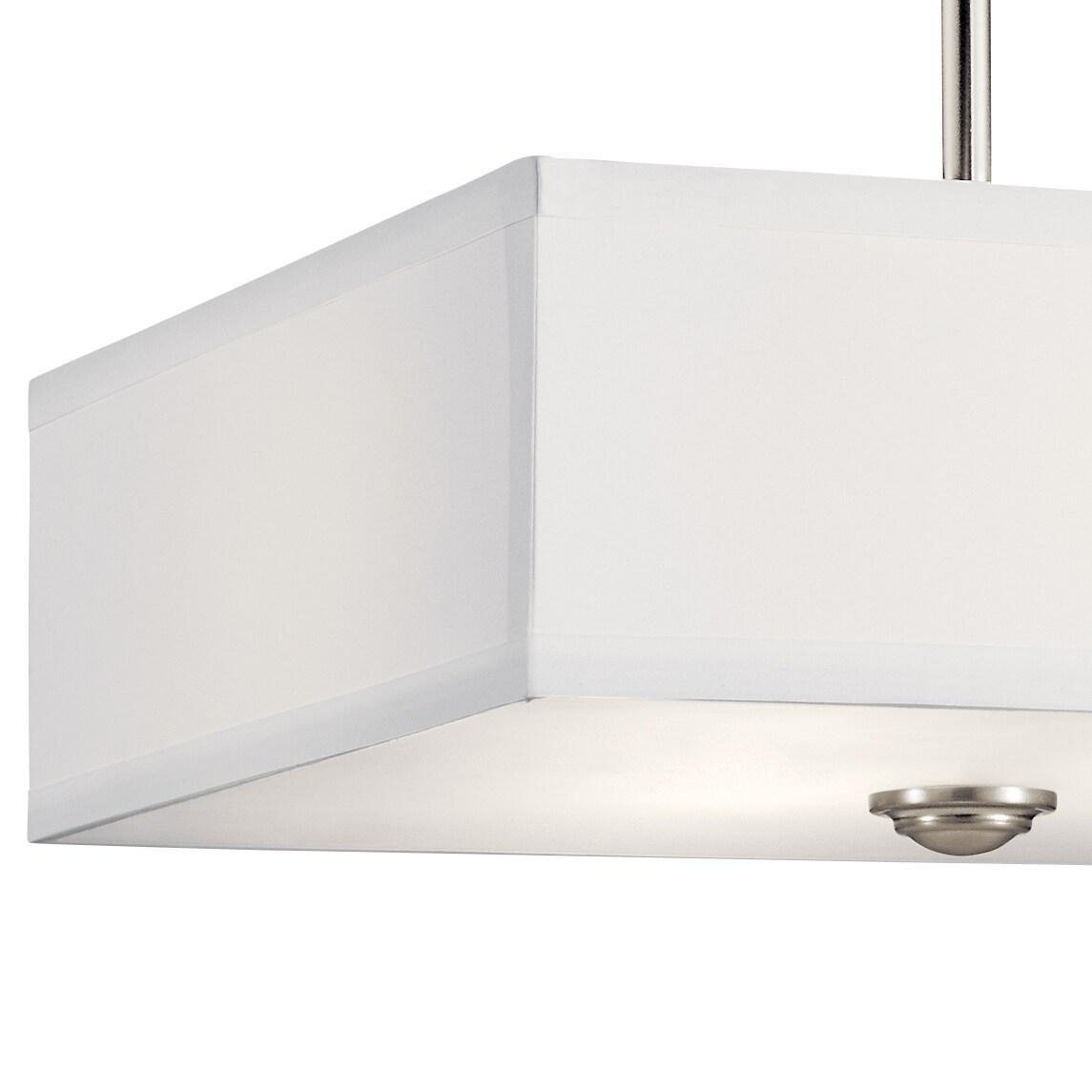 Kichler Lighting Shailene 3 - Light Semi-Flush Mount in  Brushed Nickel