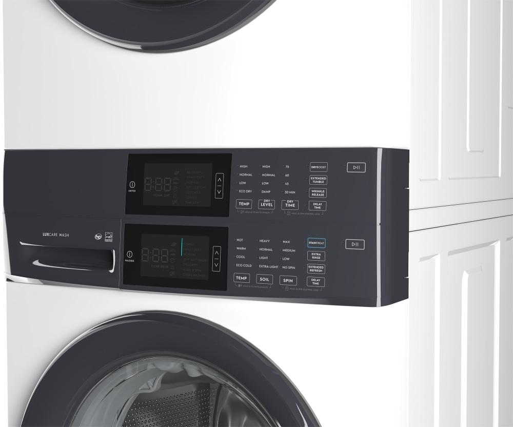 Electrolux Electrolux Washer & Dryer Set with Stackable 4.4 Cubic Feet Front Load Washer and 8 Cubic Feet Dryer with Stacking Kit ELTE7300AW