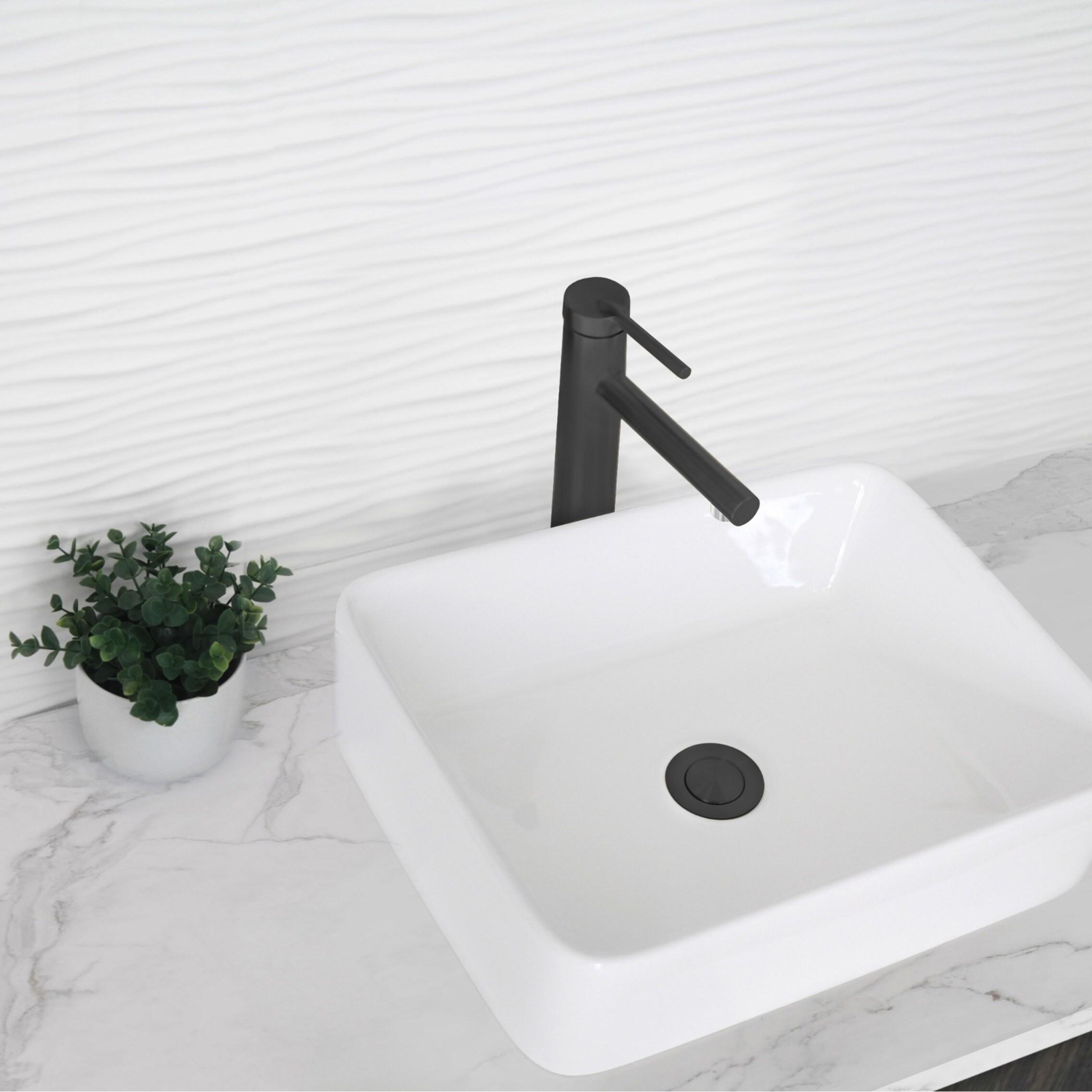 Stylish Aura Carol One-Handle Vessel Bathroom Faucet