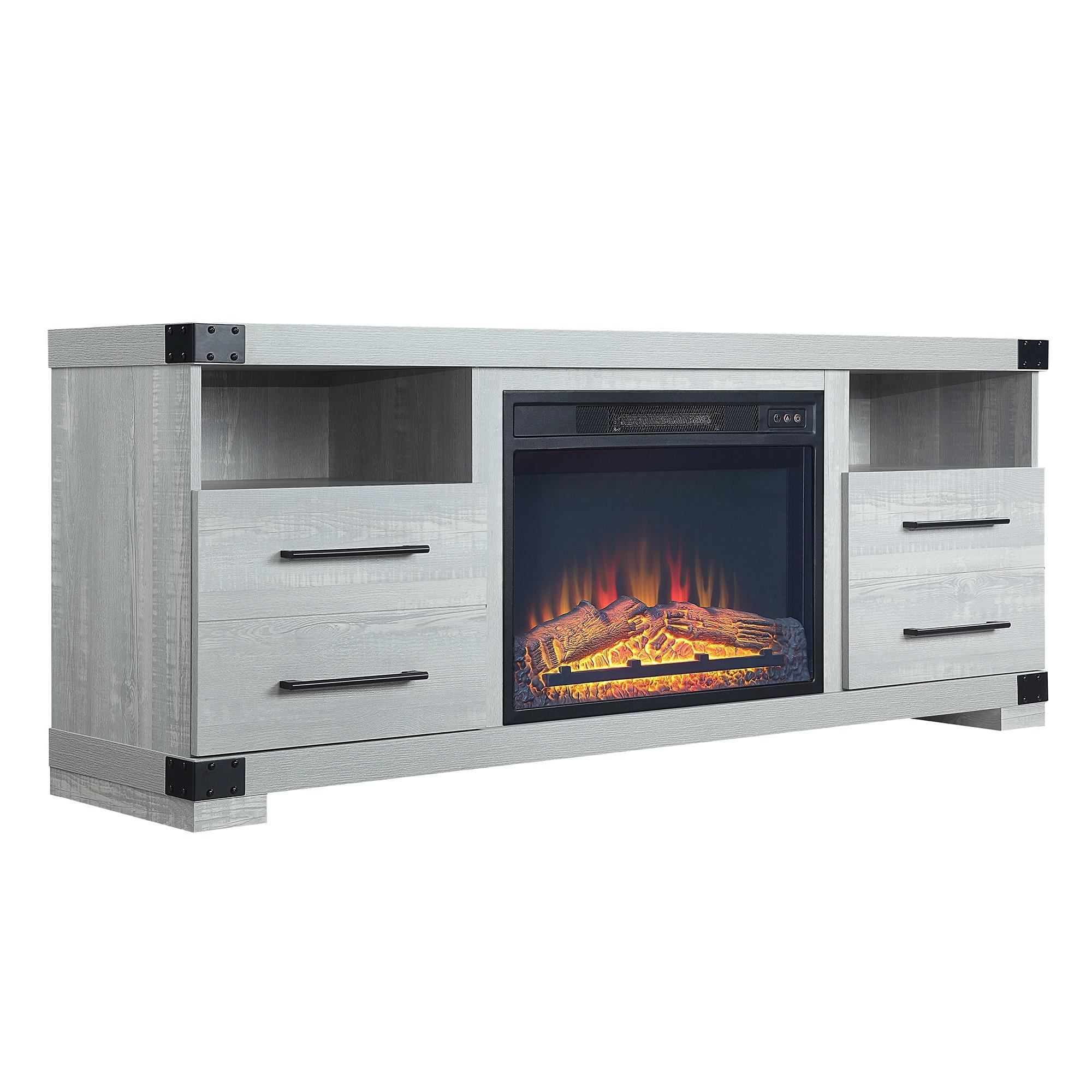 Richmond 60" Fireplace with 2 Drawers and 2 Shelves