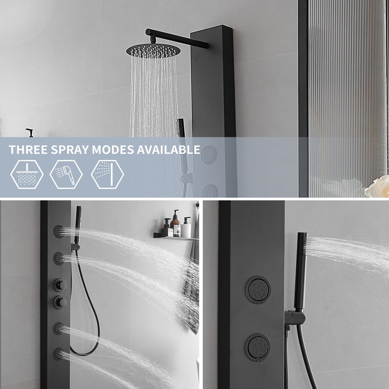 52.36'' Shower Panel with Adjustable Shower Head