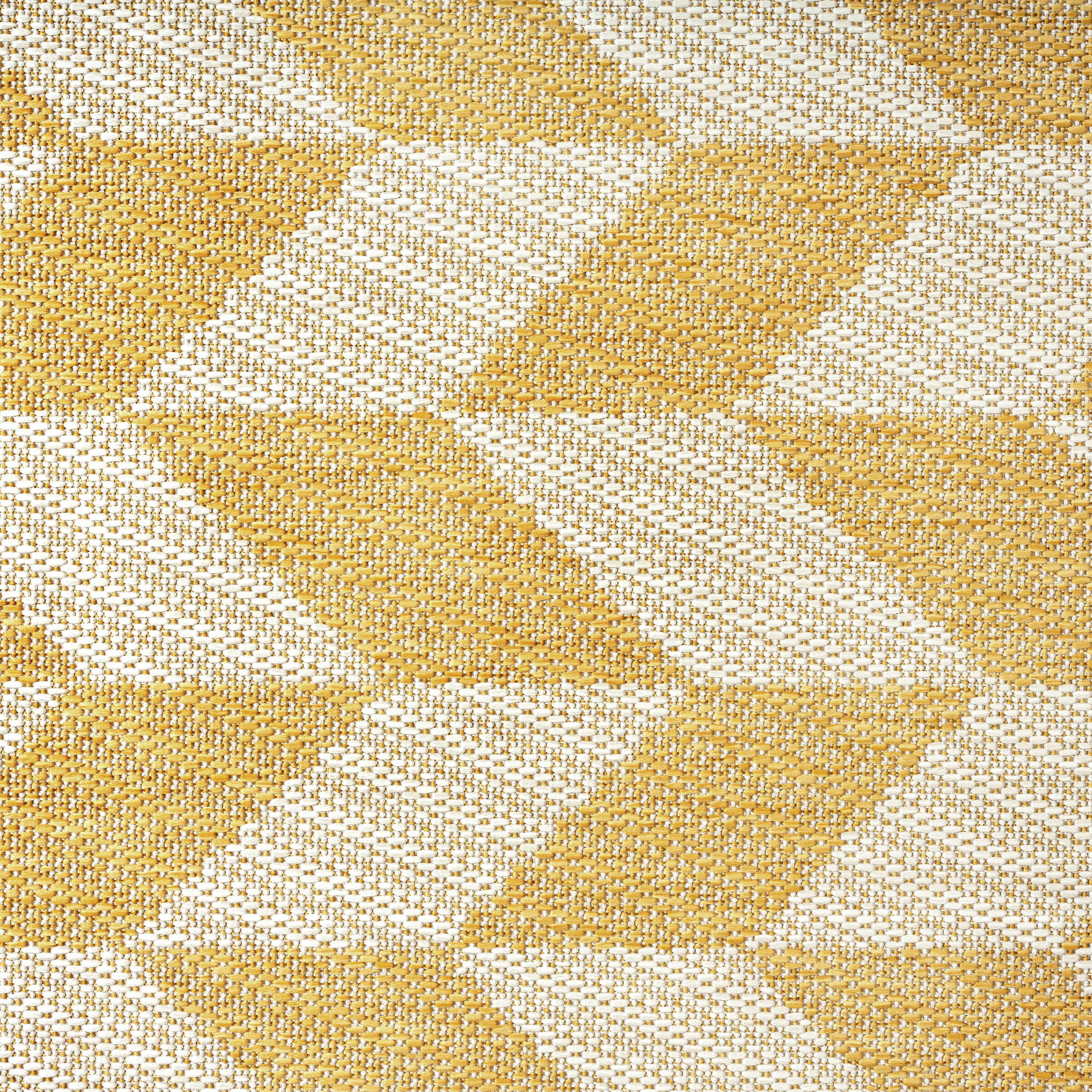 NICOLE MILLER NEW YORK Patio Country Calla Herringbone Indoor/Outdoor Area Rug, Yellow/Cream