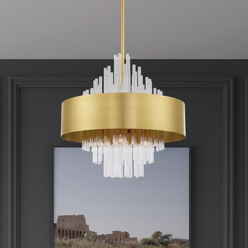8 - Light Drum Chandelier