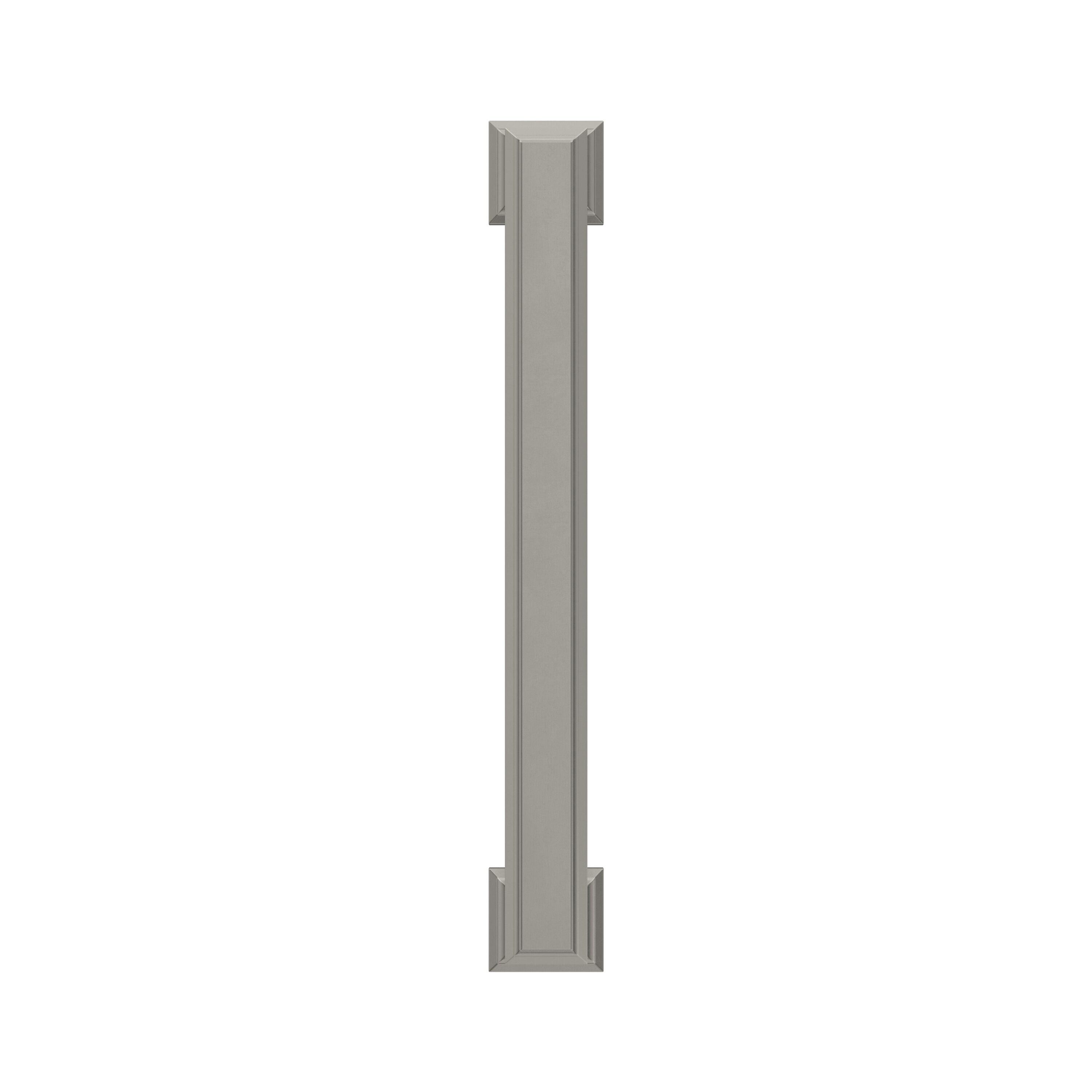 Amerock Appoint 5-1/16 inch (128mm) Center-to-Center Satin Nickel Cabinet Pull