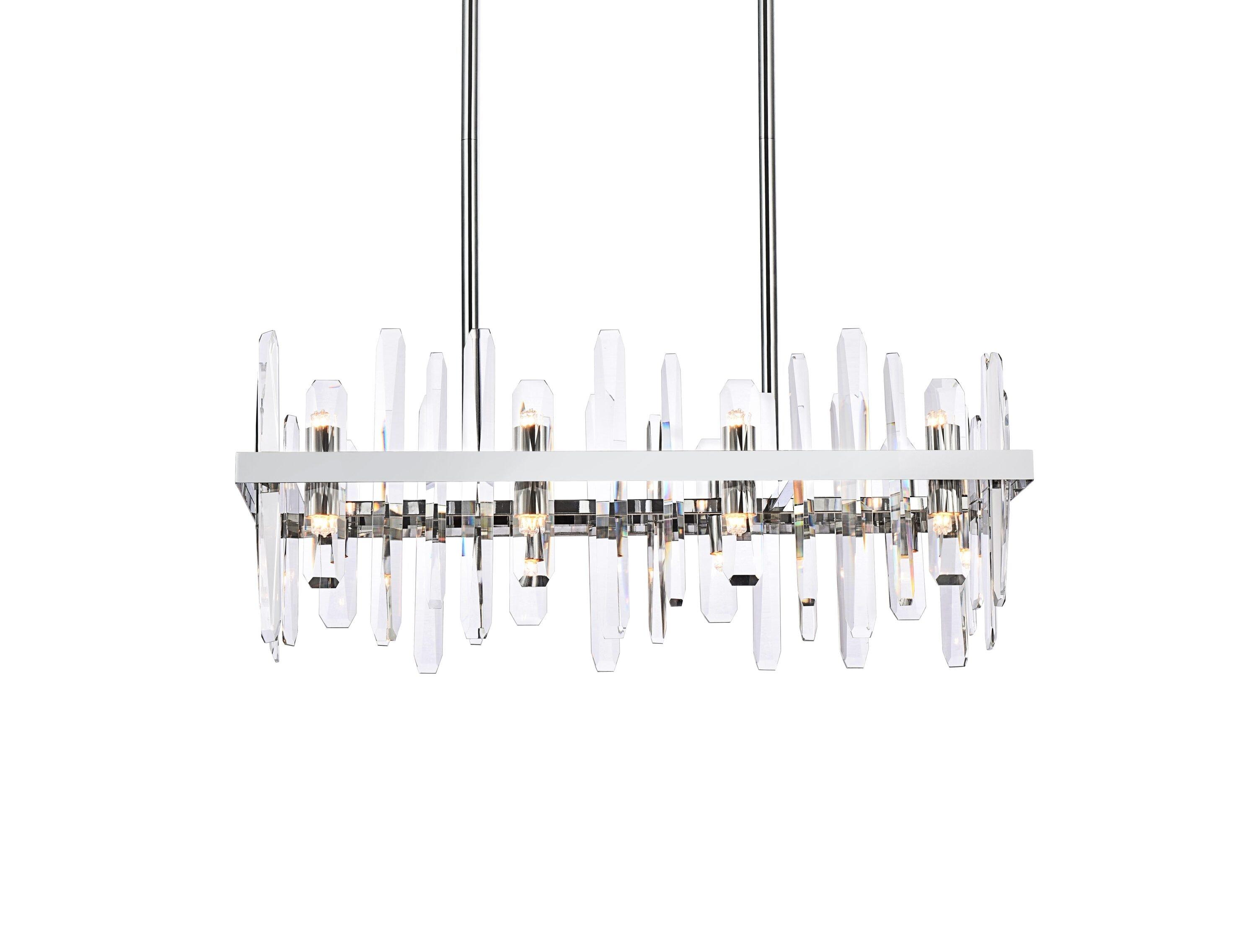 Elegant Lighting Serena 16 - Light Chandelier in  Chrome