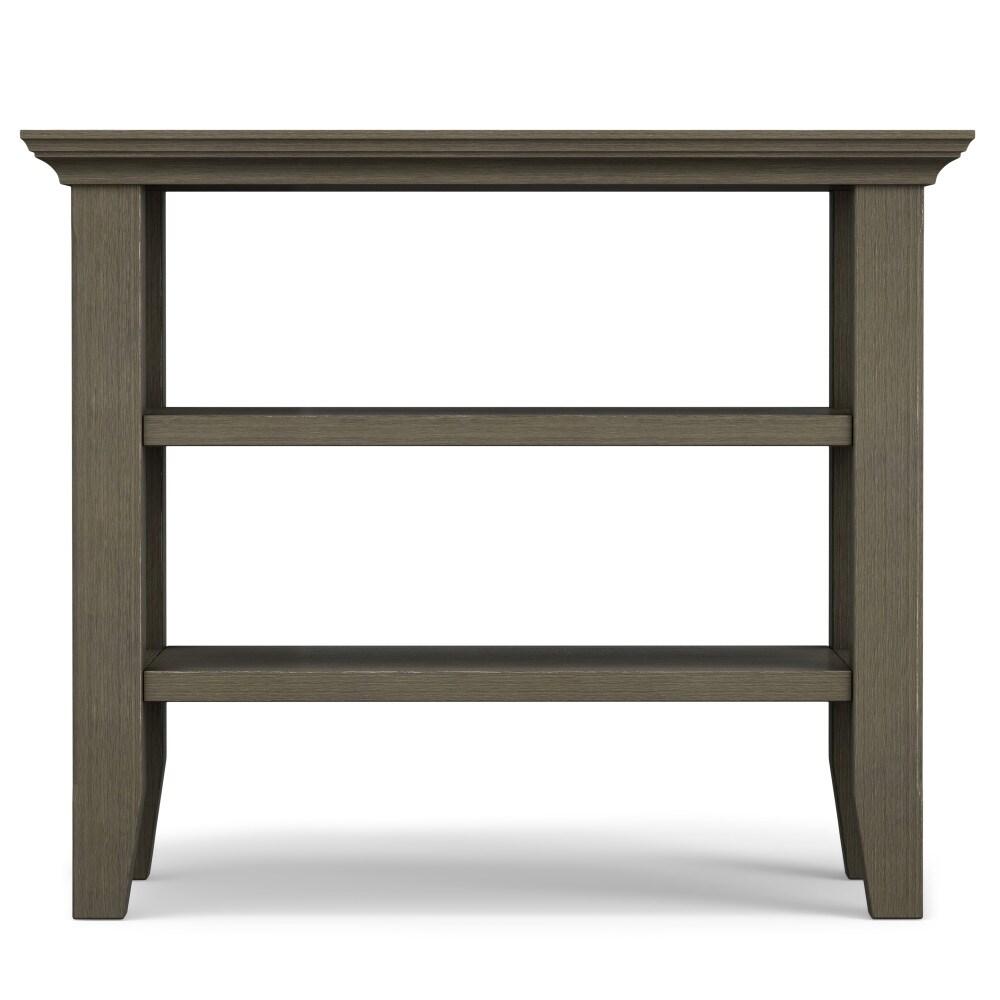 Lark Manor™ Solid Wood Transitional Table with Open Shelves