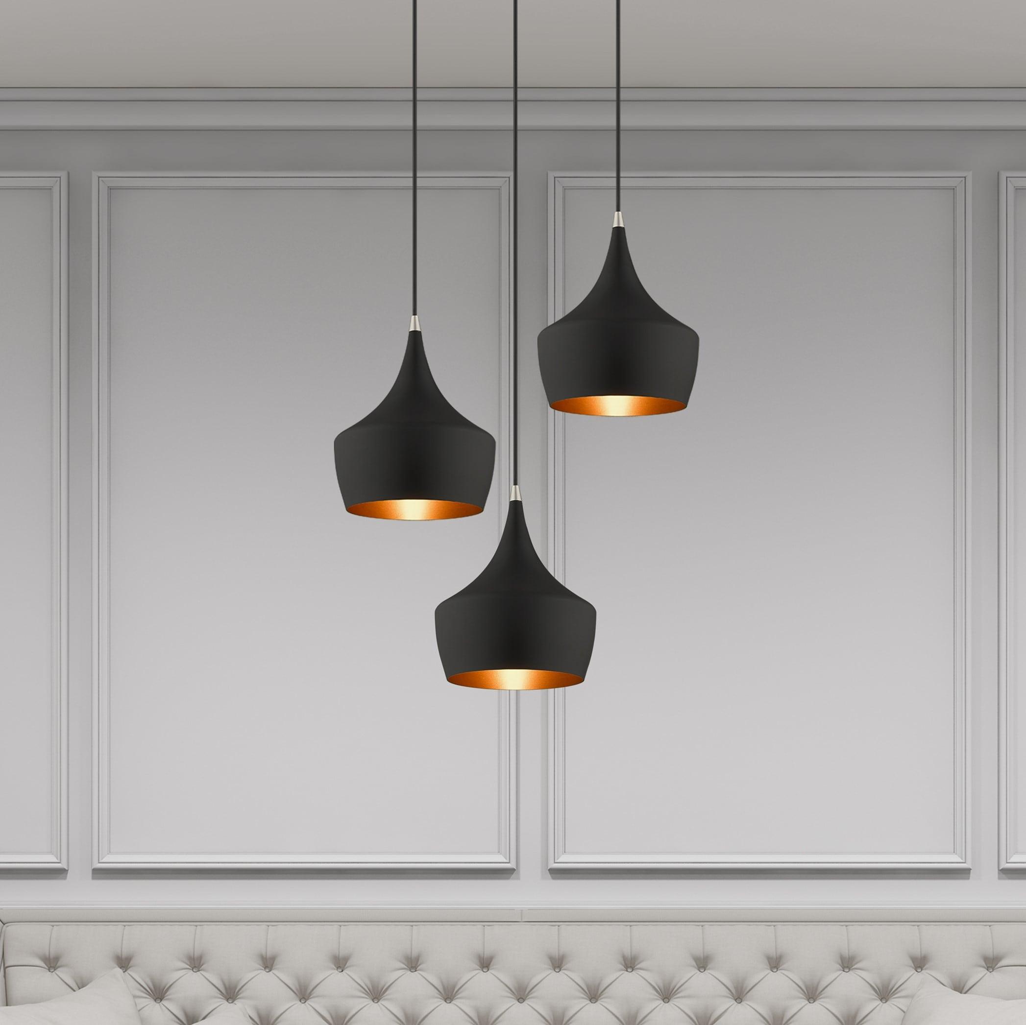 Schultz Single Light Metal Dimmable Pendant