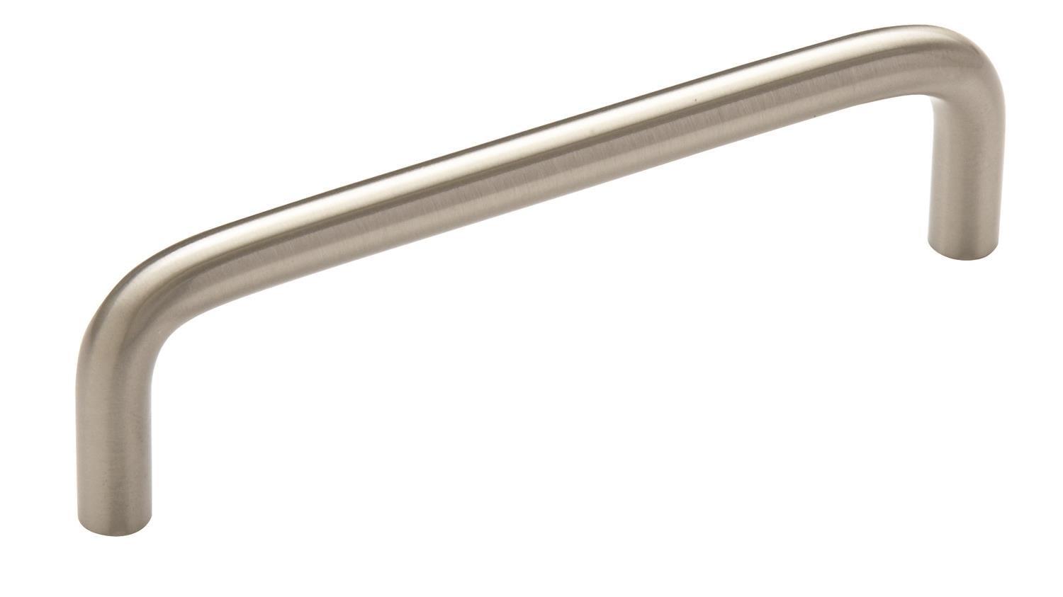 Satin Nickel 4-Inch Brushed Cabinet Bar Pull