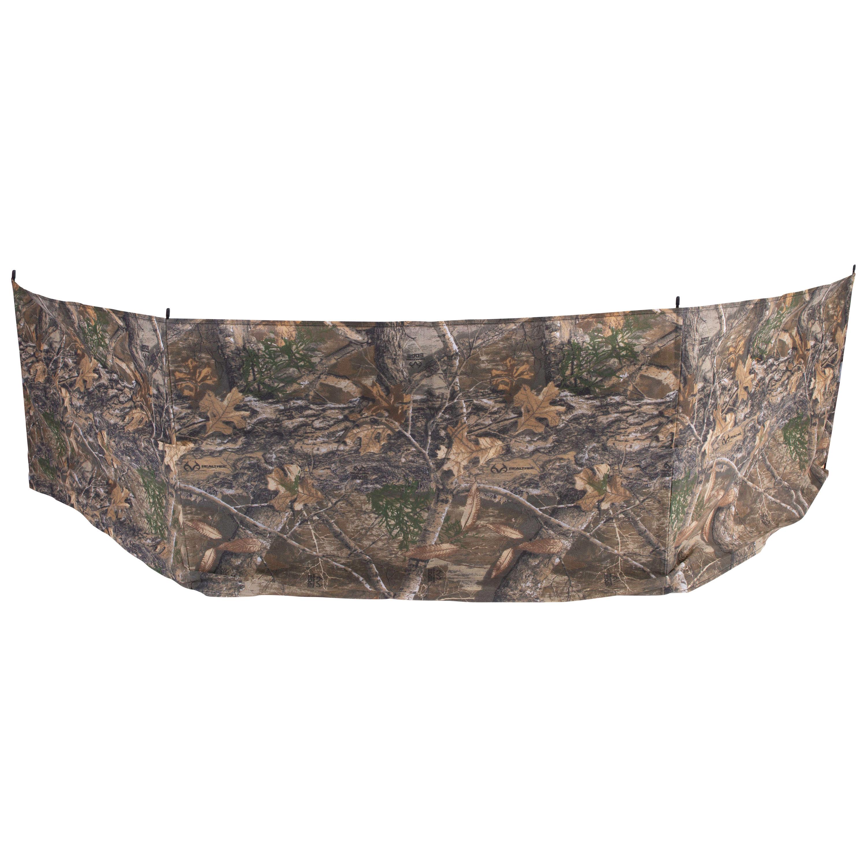 Allen Company Portable Ground Blind for Turkey and Deer Hunting - Outdoor Shooting Gear - Comes with Stakes for Easy Set Up - Realtree Edge Camo - 10" L x 27" H