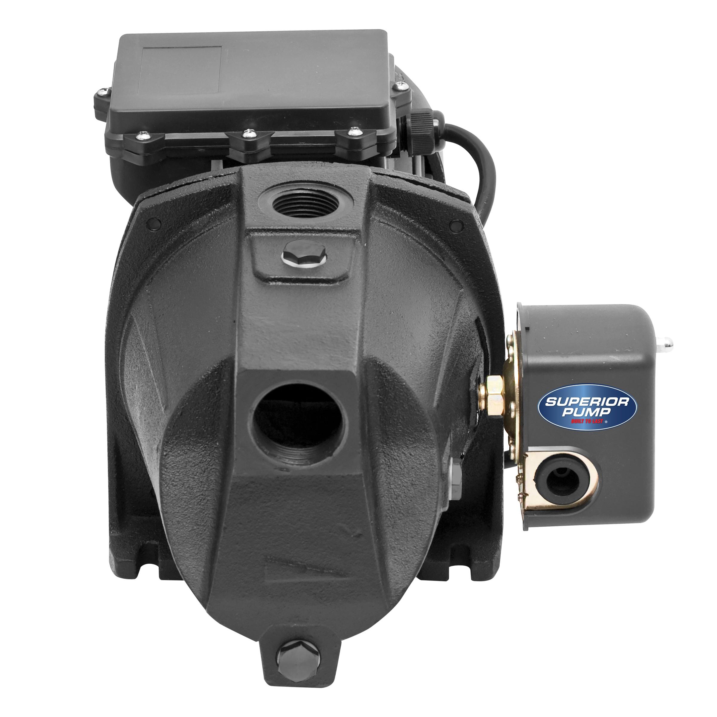 Superior Pump 1/2 HP Cast Iron Shallow Well Jet Water Pump
