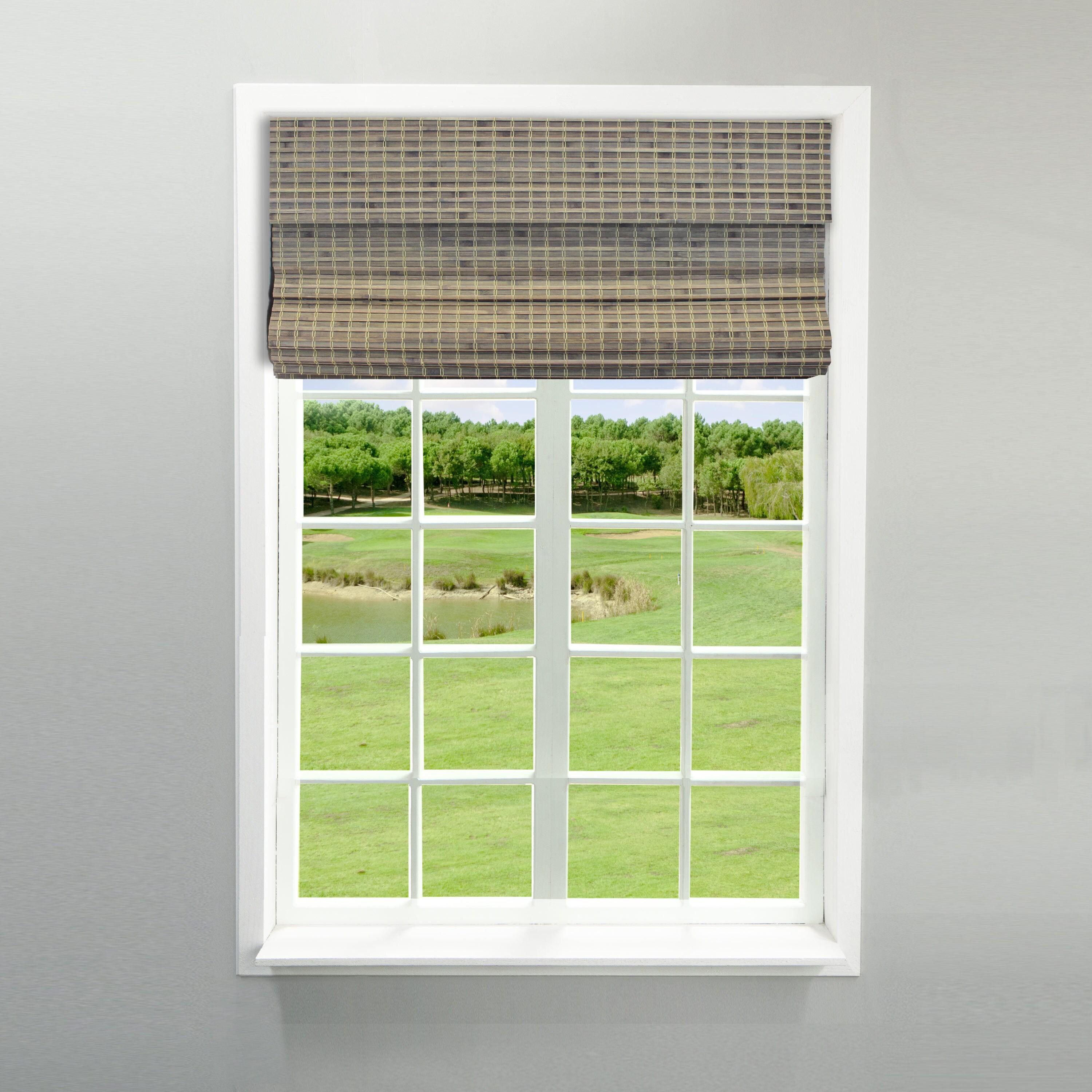 Radiance Newport 30-in Cordless Driftwood Roman Shade