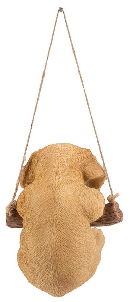 Hi-Line Gift Ltd. Hanging Golden Retriever Puppy Statue