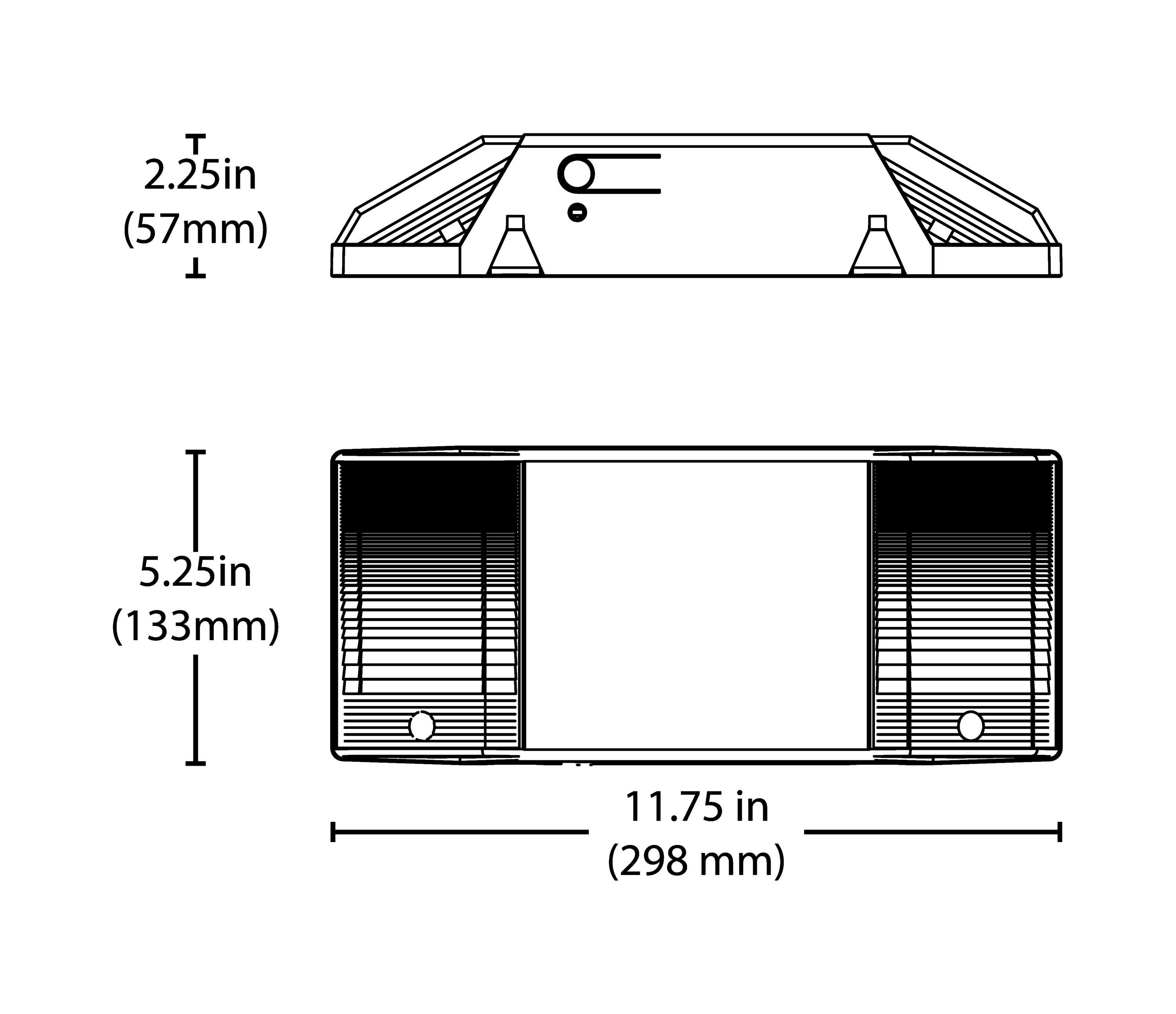 NICOR Lighting Thermoplastic Emergency Light