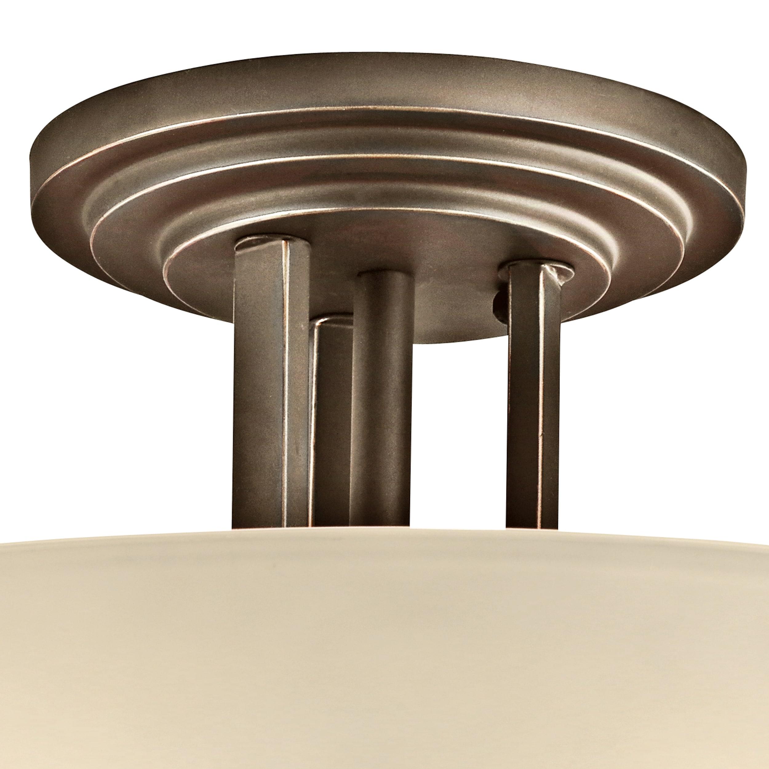 Hendrik Glass Semi Flush Mount