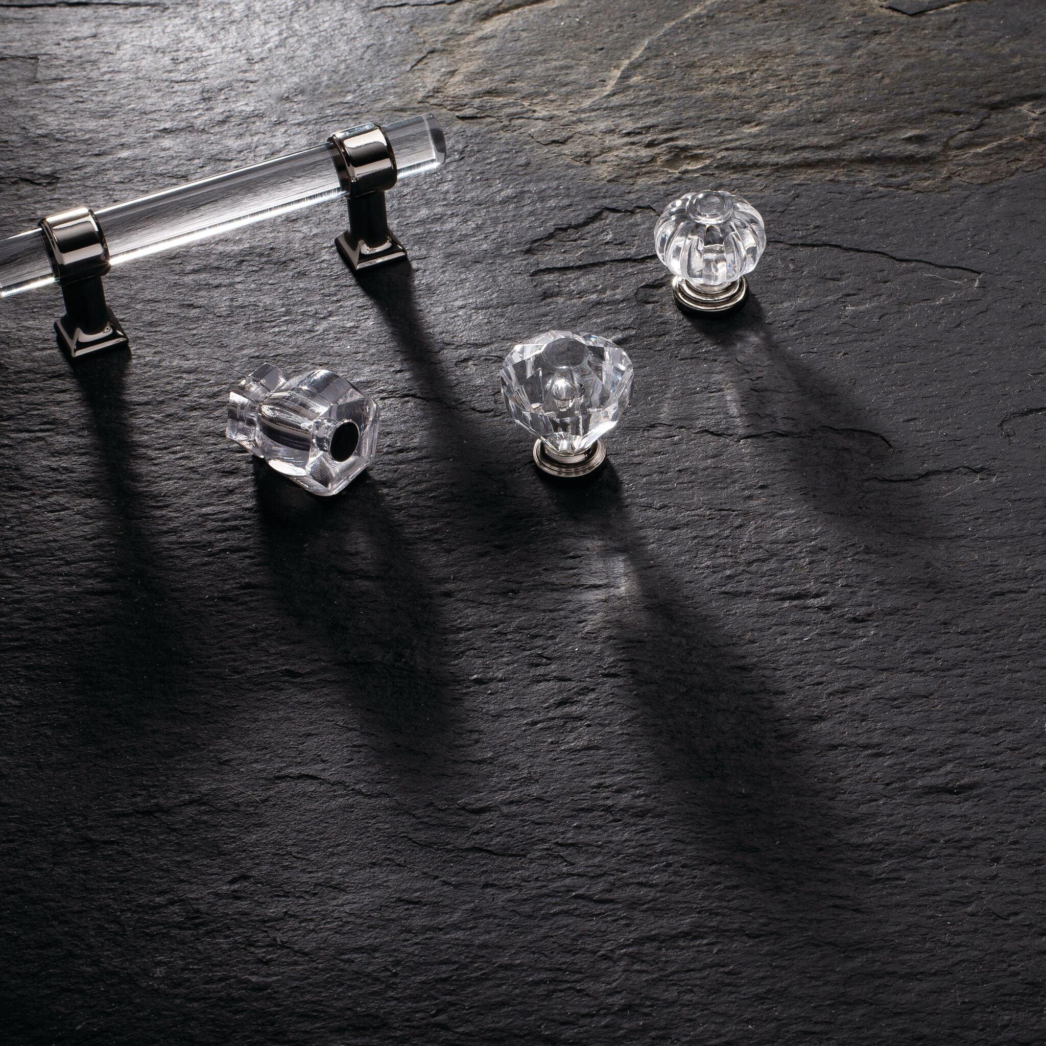 Crystal Palace 1 1/4" Length Geometric Knob