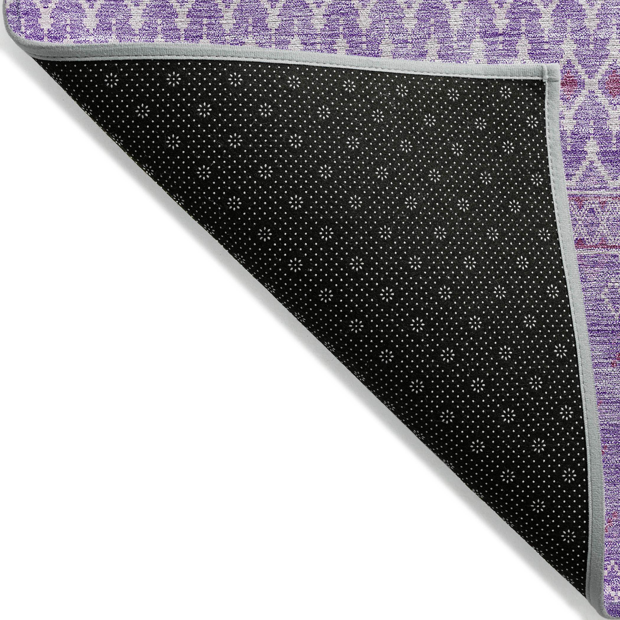 Addison Rugs Chantille Indoor/Outdoor Transitional Boho Lavender Washable Rectangle Rug, 3' x 5'