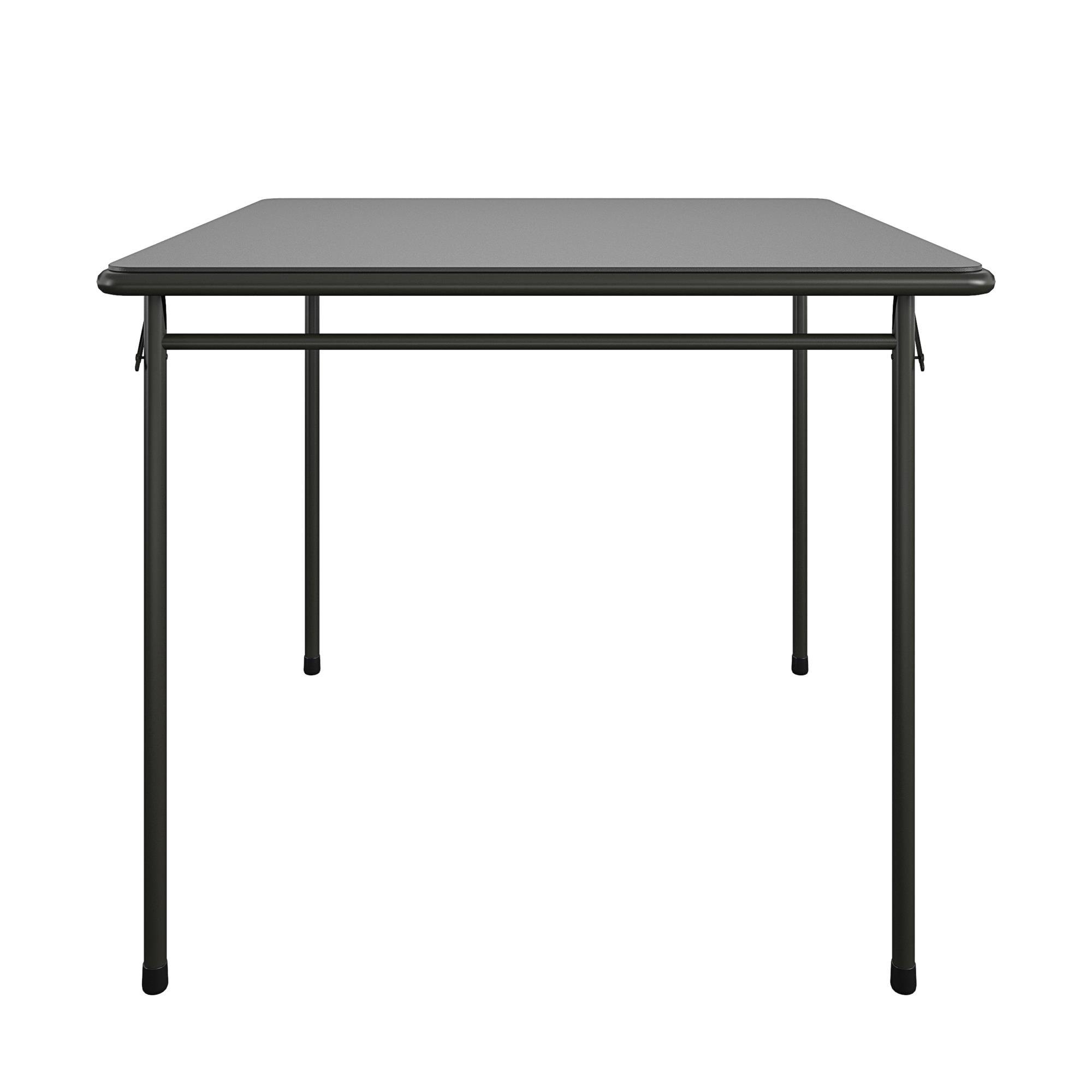 COSCO COSCO 5-Piece Folding Fabric Dining Set & 34" Vinyl Card Table