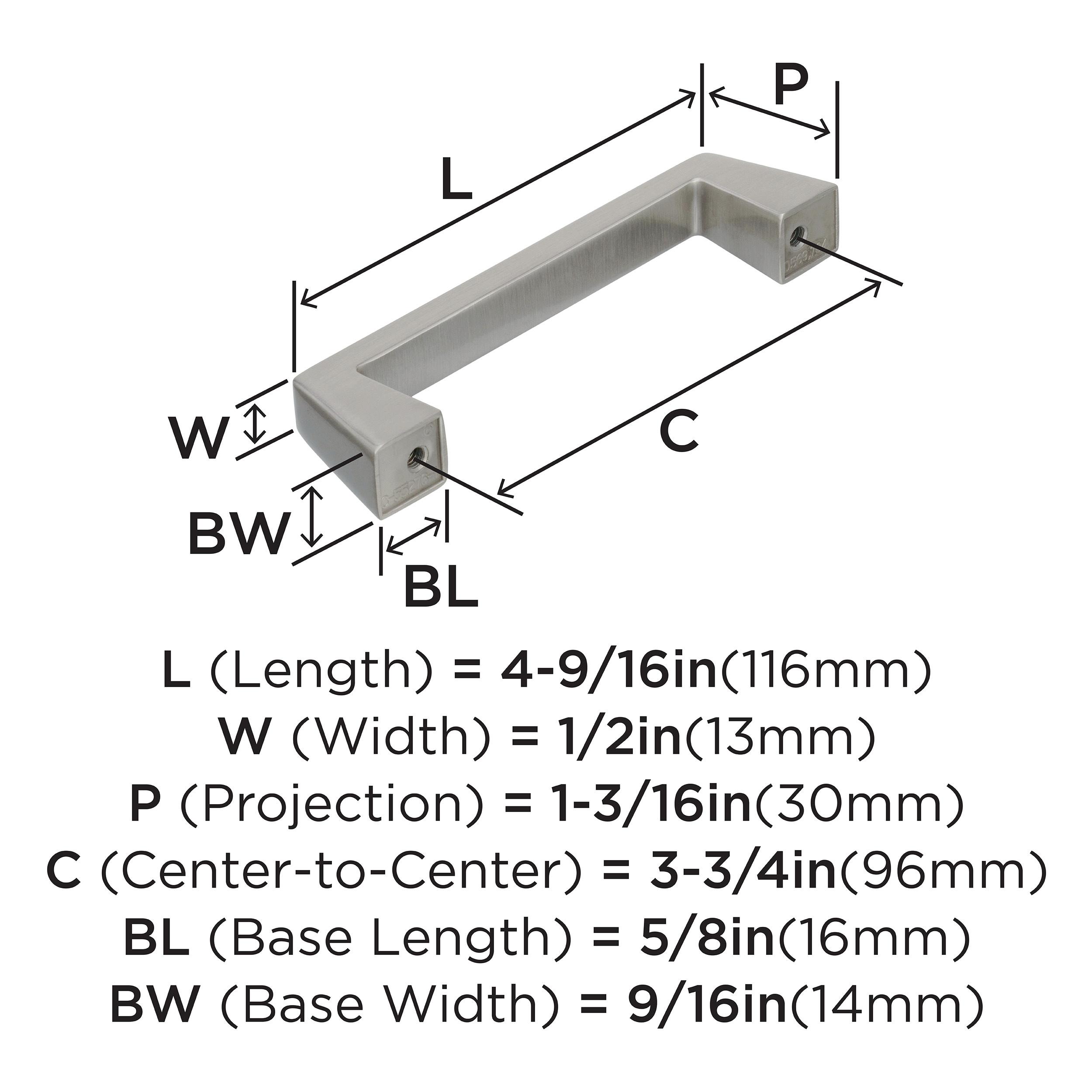 Blackrock 3 3/4" Center to Center Bar Pull