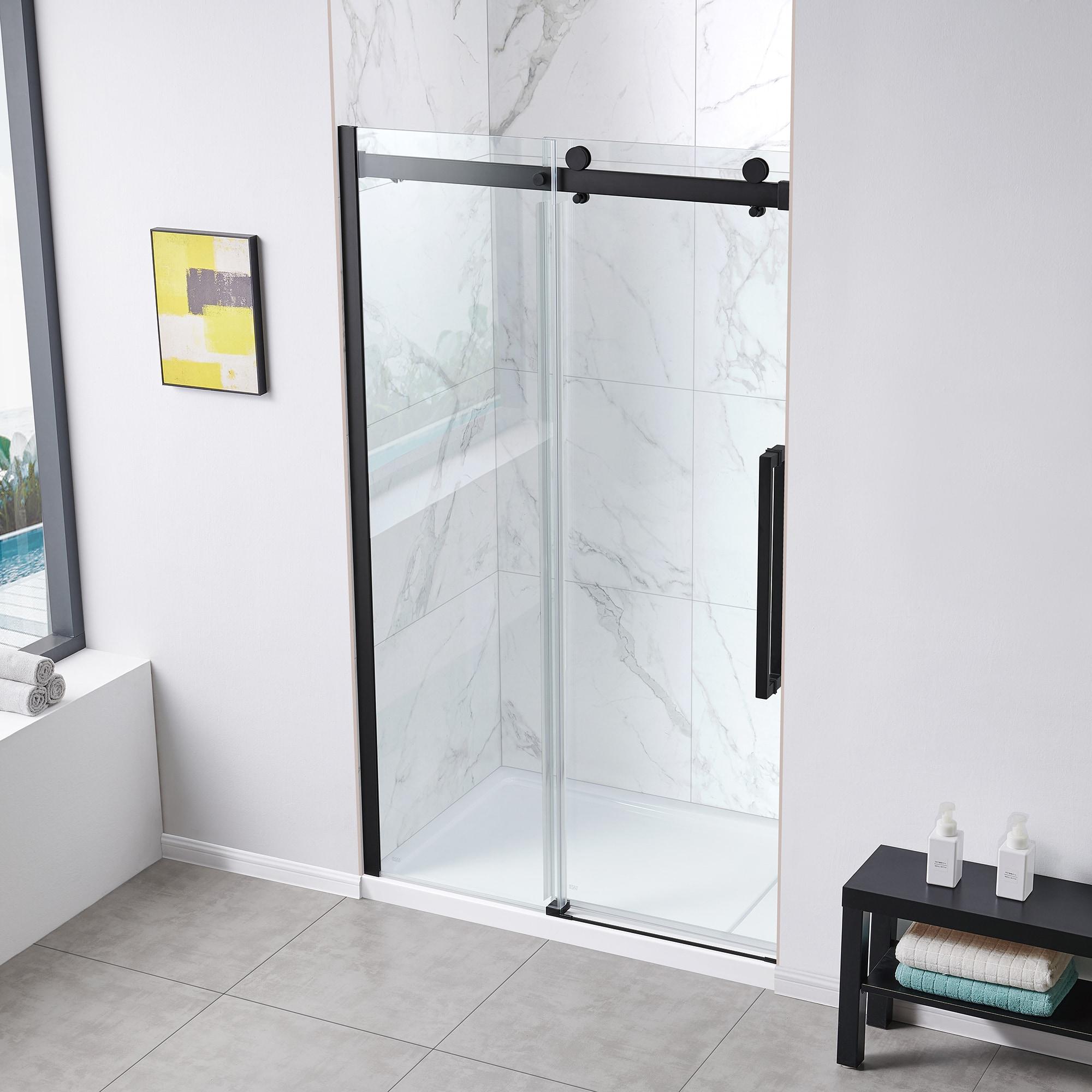 OVE Decors Bel Soft Close 2-Piece 32" x 48" x 81" Base/Door Rectangular Alcove Shower Kit