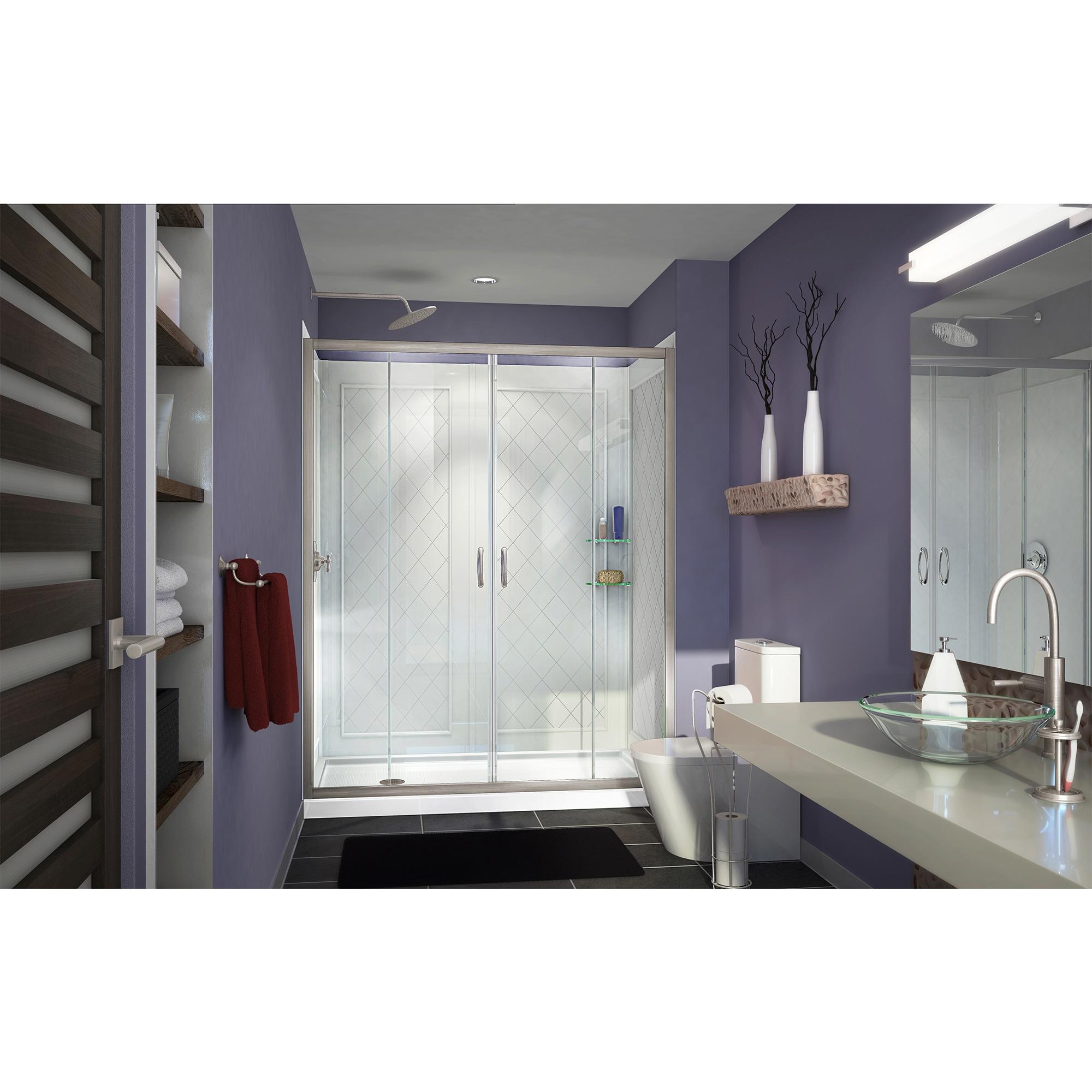 Visions 60" x 36" x 76.75" Frameless Shower Enclosures