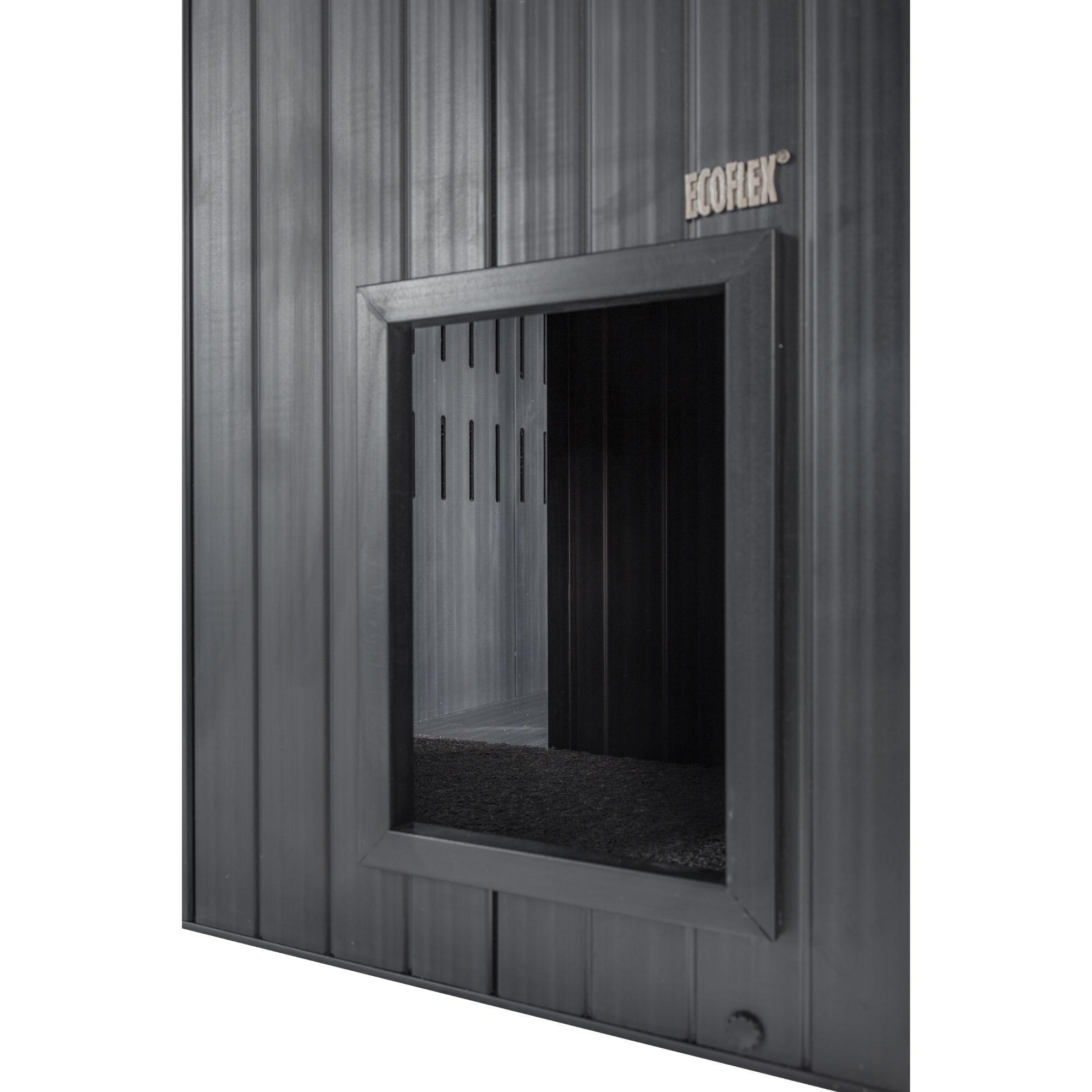 New Age Pet® ECOFLEX® Promax Litter Loo® Litter Box Enclosure Table, Espresso Black - Durable Wood Plastic Composite Cat Litter Box Furniture with No-Track Litter Mat, Easy Clean, Quick Assembly