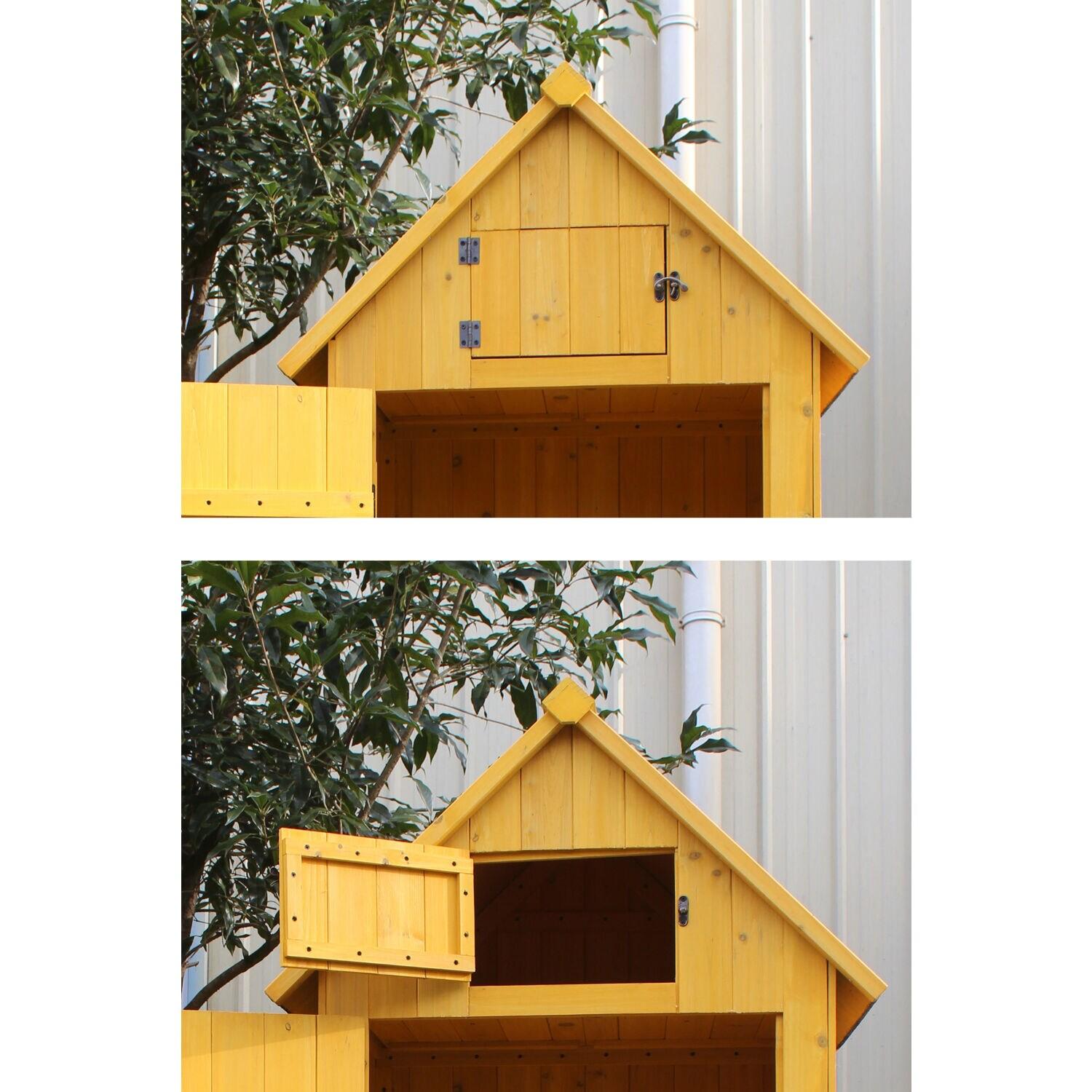 Hanover 2 ft. 5 in. W x 2 ft D Solid Wood Storage Shed