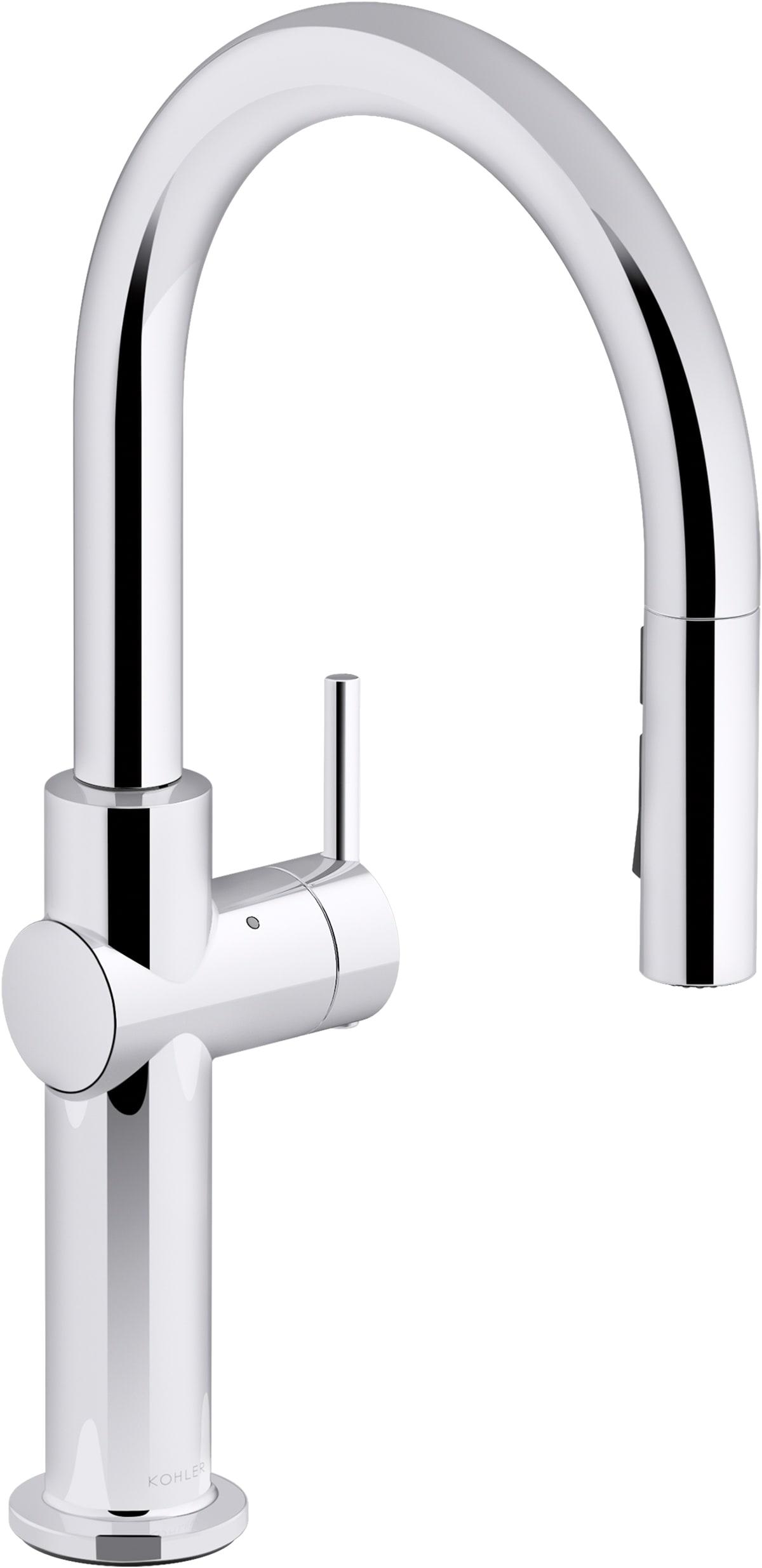 Crue Touchless Pull-Down Kitchen Sink Faucet with Three-Function Sprayhead