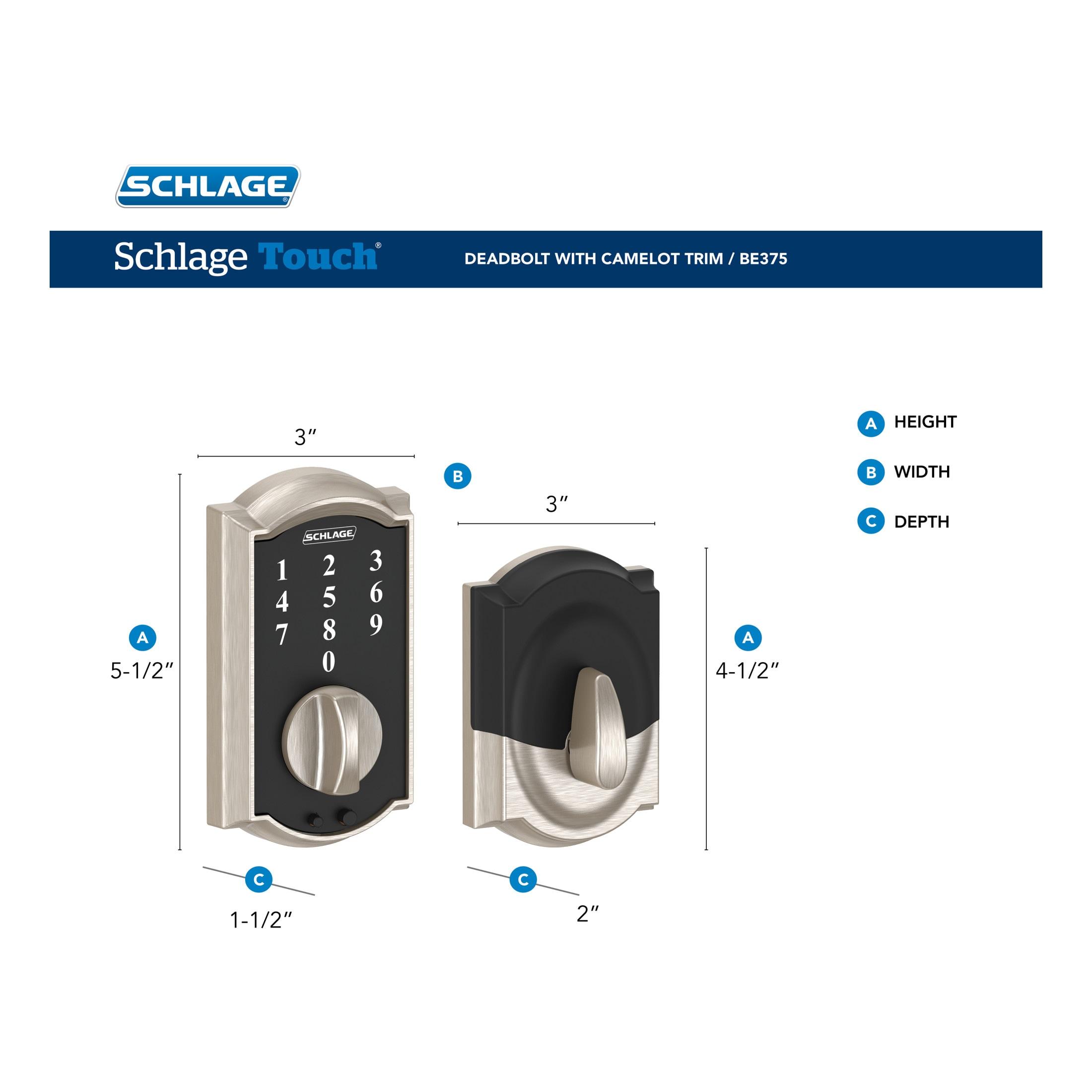 Stainless Steel Touch Screen Deadbolt