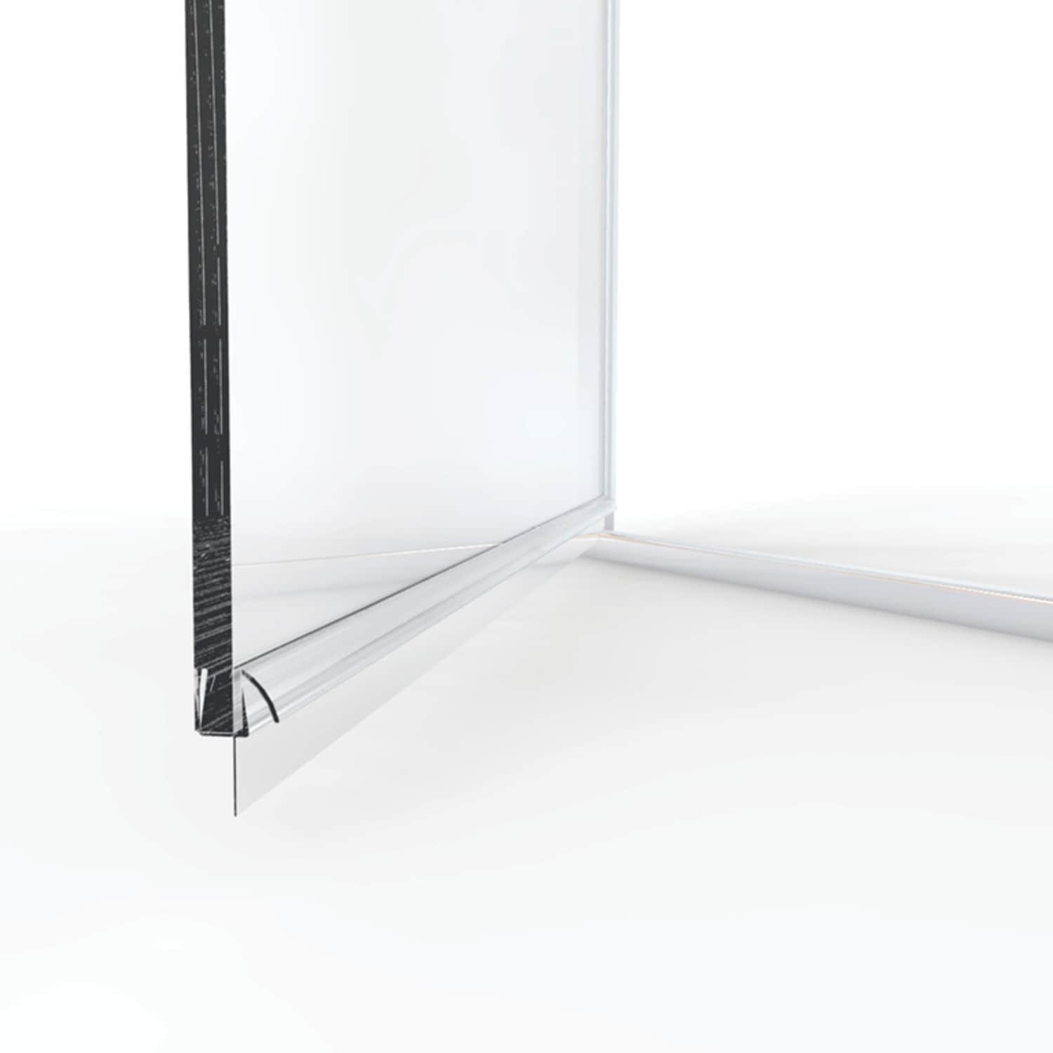 Infinity 33" W x 72" H Semi-Frameless Shower Door