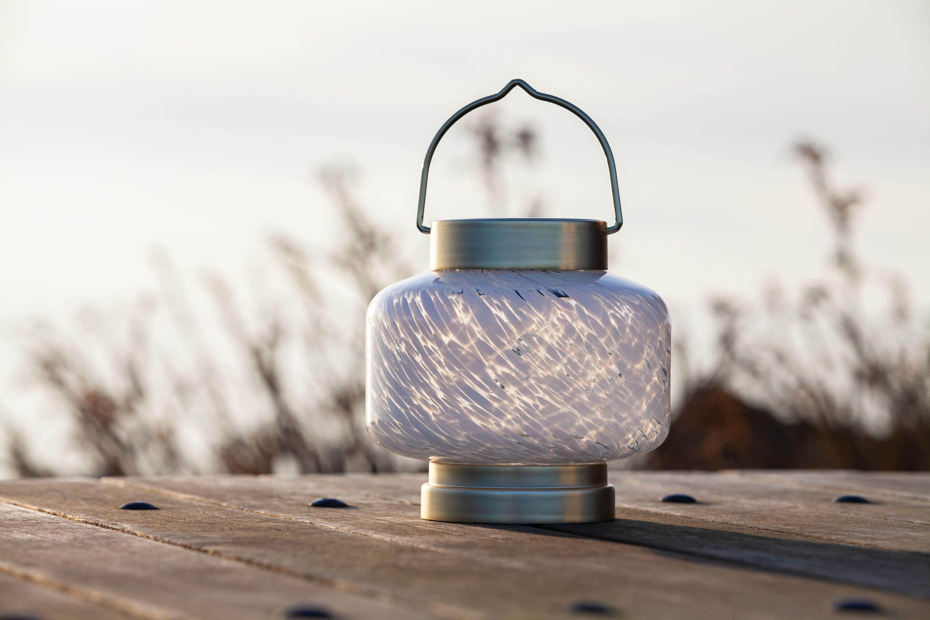 5.5'' Solar Powered Integrated LED Outdoor Lantern