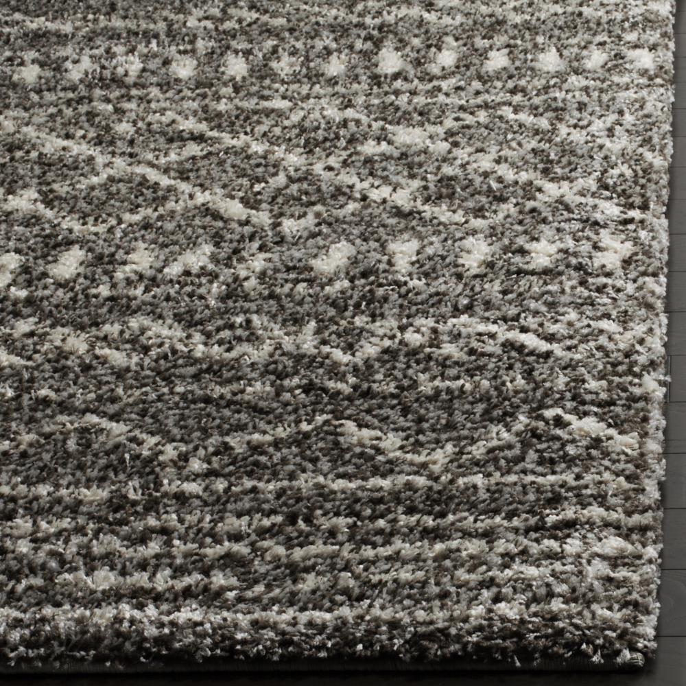 Arizona Shag ASG741 Power Loomed Indoor Area Rug - Brown/Ivory - 4'x6' - Safavieh