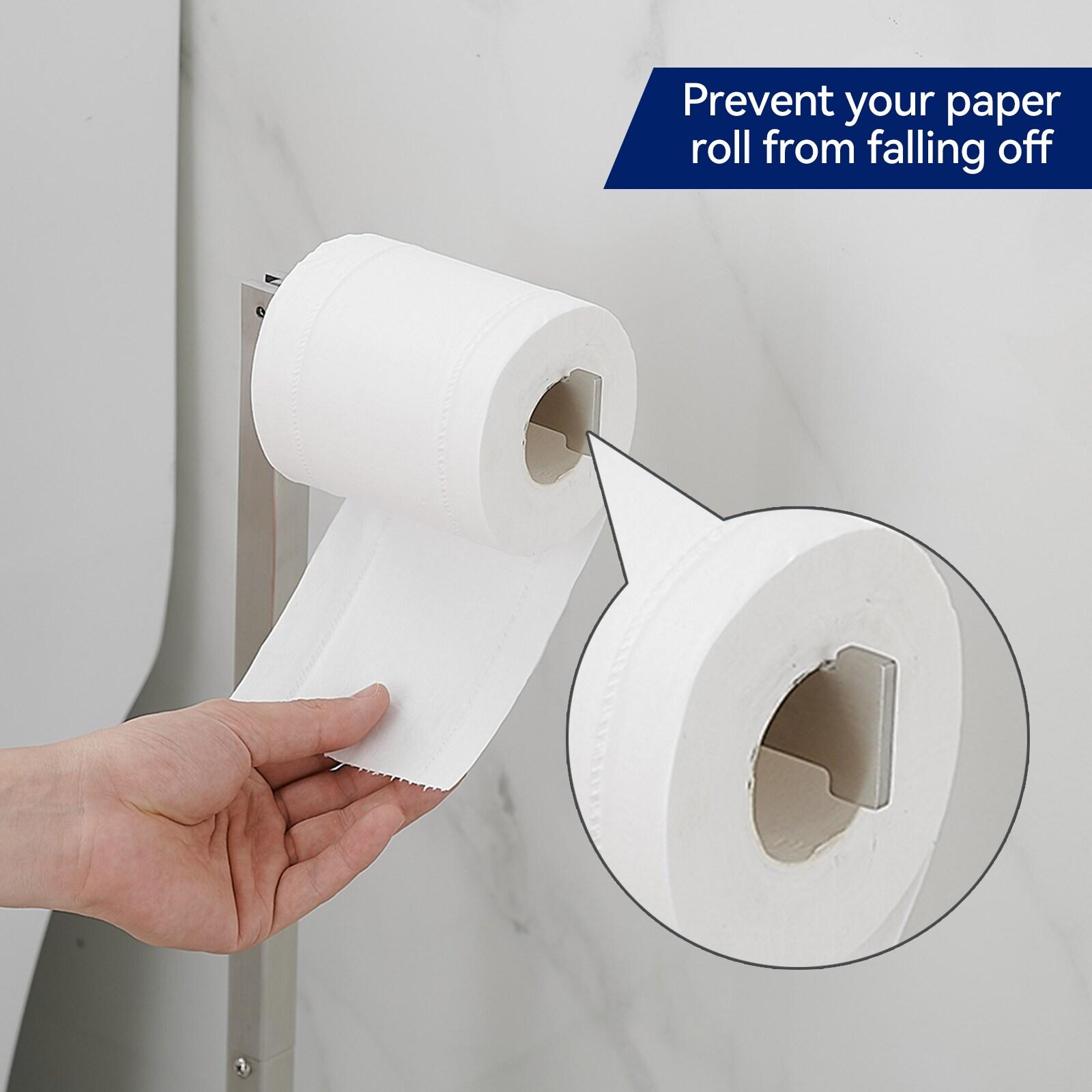 Free Standing Toilet Paper Holder with Weighted Base