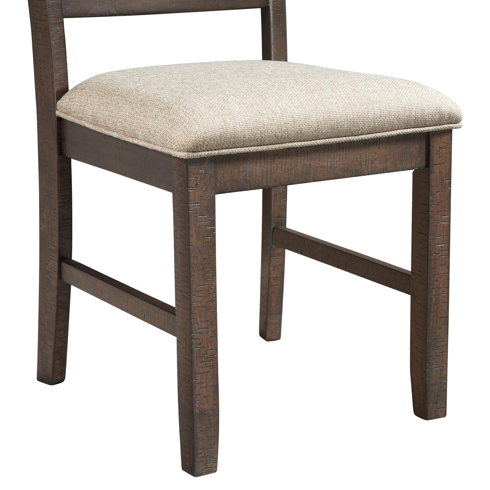 Elements Dex 6PC Dining Set (72" Table + 4 Chairs + Bench) in Cherry