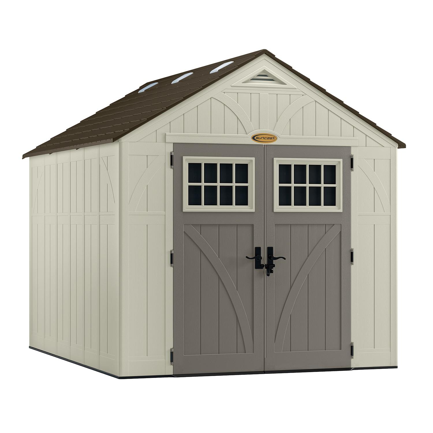 Suncast Suncast Outdoor Vanilla Resin Storage Shed