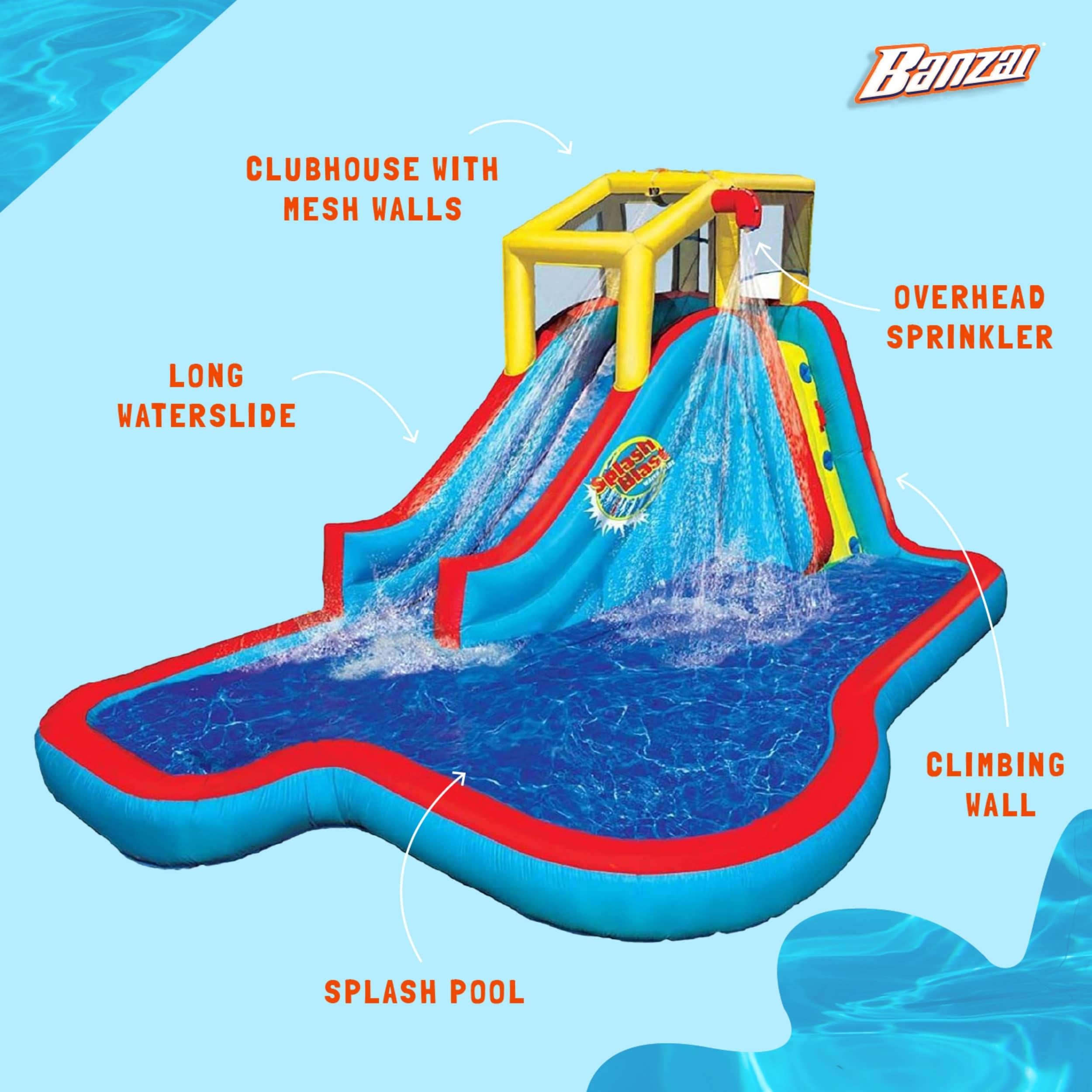 Banzai Slide N Soak Splash Park Inflatable Outdoor Kids Water Park Play Center & Reviews | Wayfair