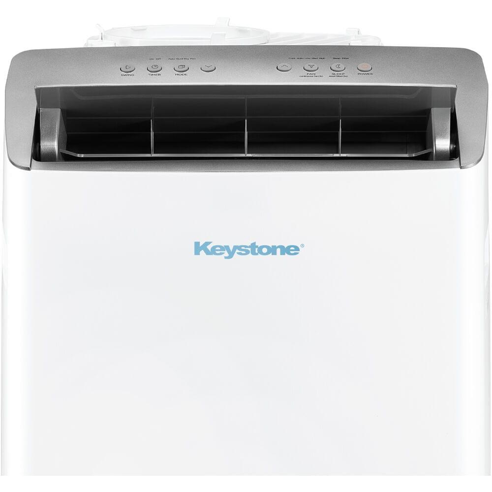Keystone 12,000 BTU DOE Portable Inverter Air Conditioner with Heater and Remote Control