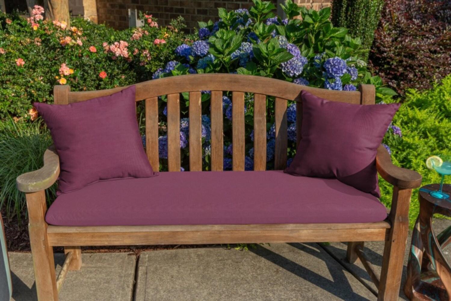 Casual Cushion Solid Sunbrella Fabric Indoor/Outdoor Square Throw Pillow