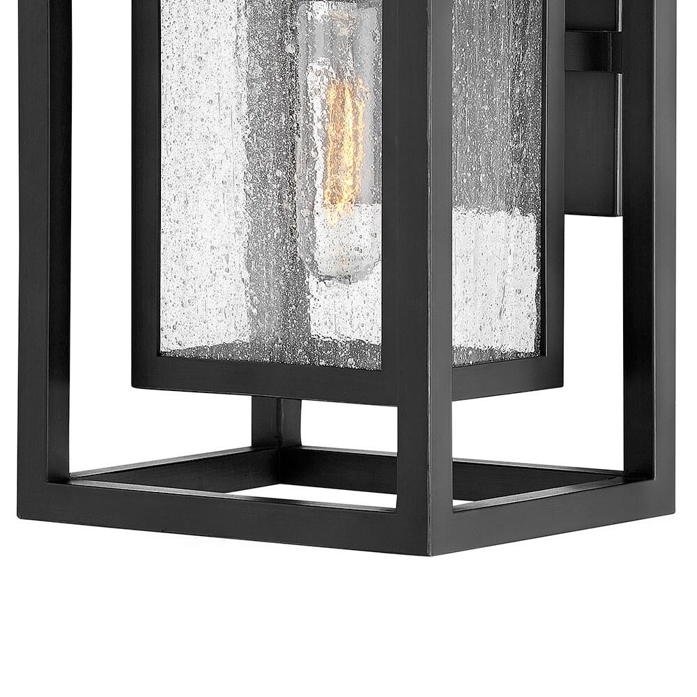Republic Seeded Glass Outdoor Wall Mount Lantern